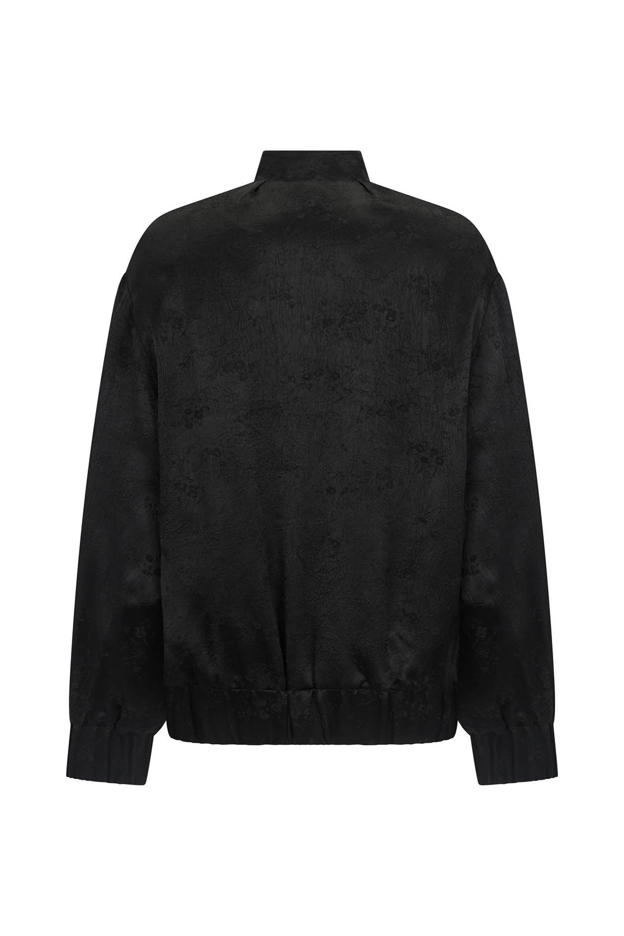 Bram Jacket in Jacquard Satin