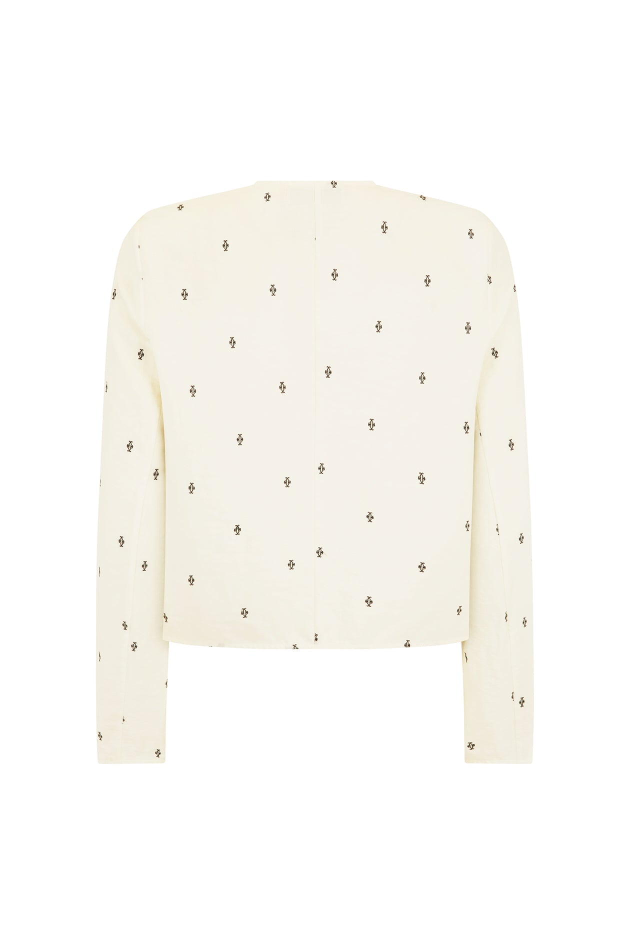 Eileen Top in Embroidered Silk