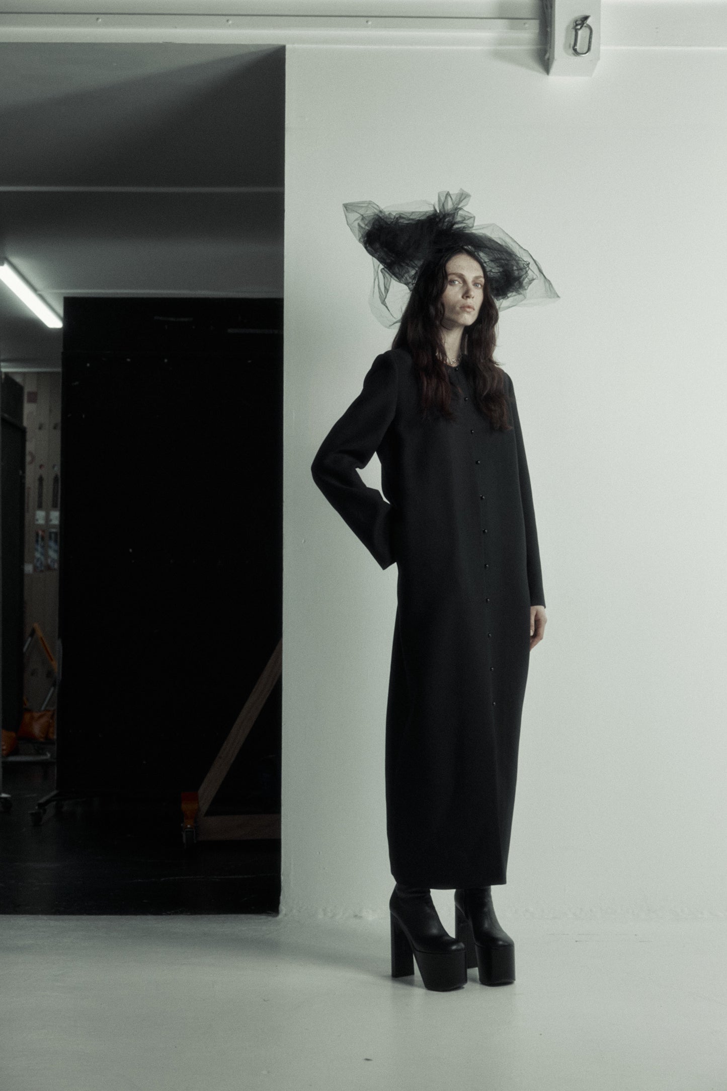 Eileen Coat in Wool Tencel Suiting