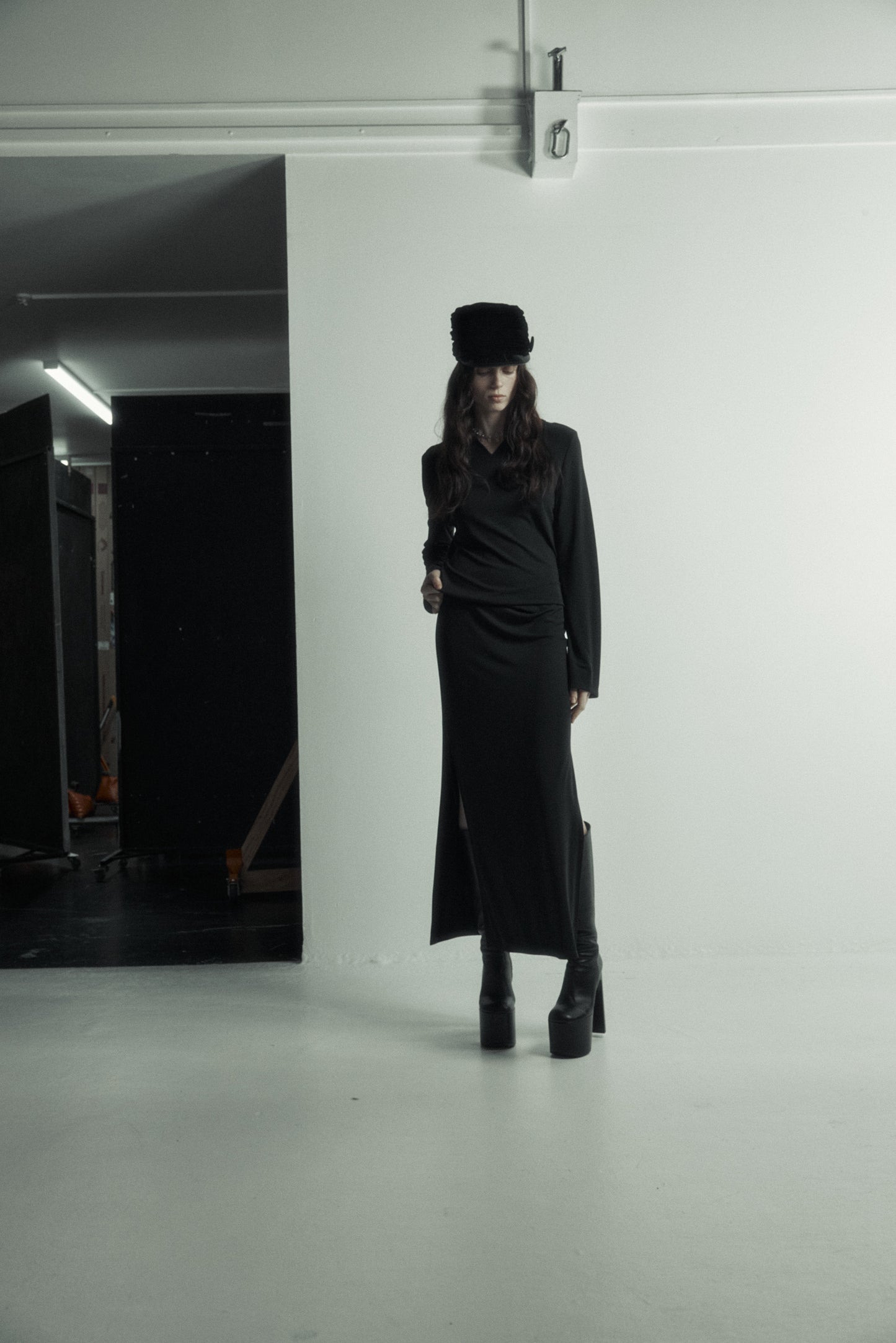 Lyle Dress in Drape Jersey