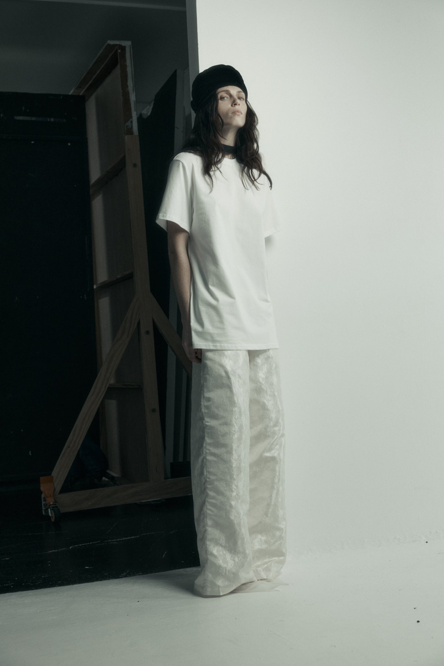 Drew T-Shirt in Brushed Cotton
