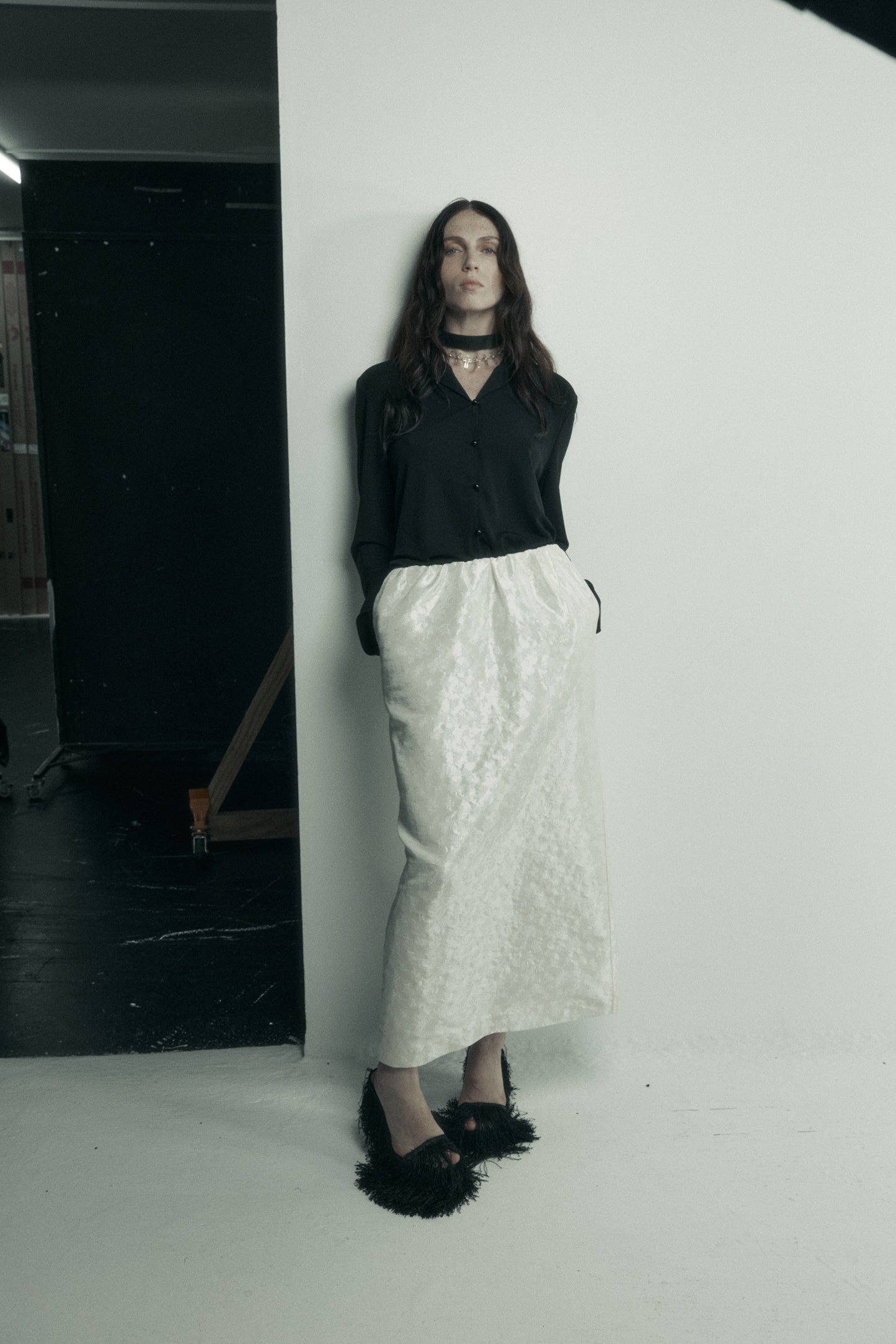 Iris Shirt in Drape Jersey