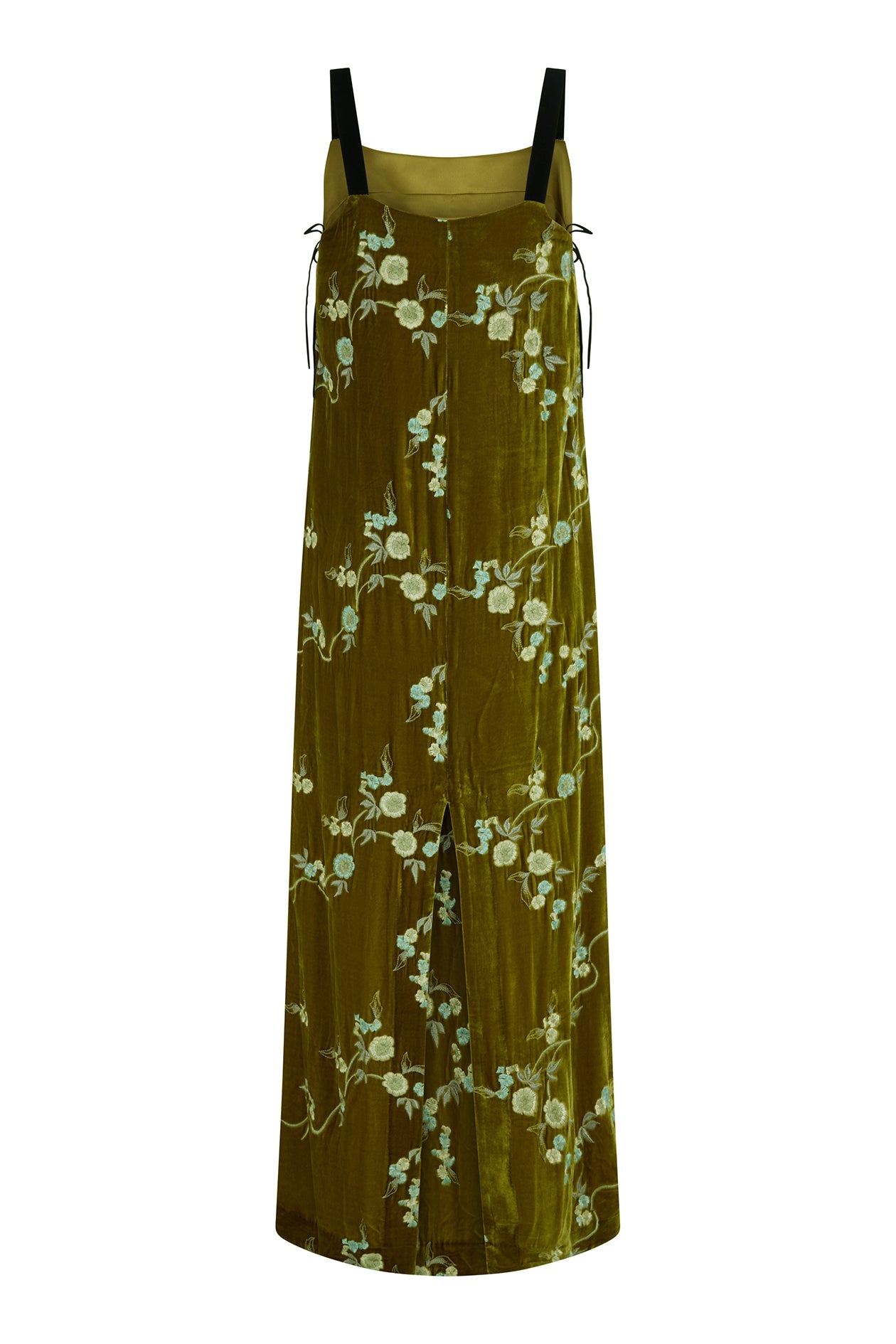 Pairo Dress in Embroidered Velvet