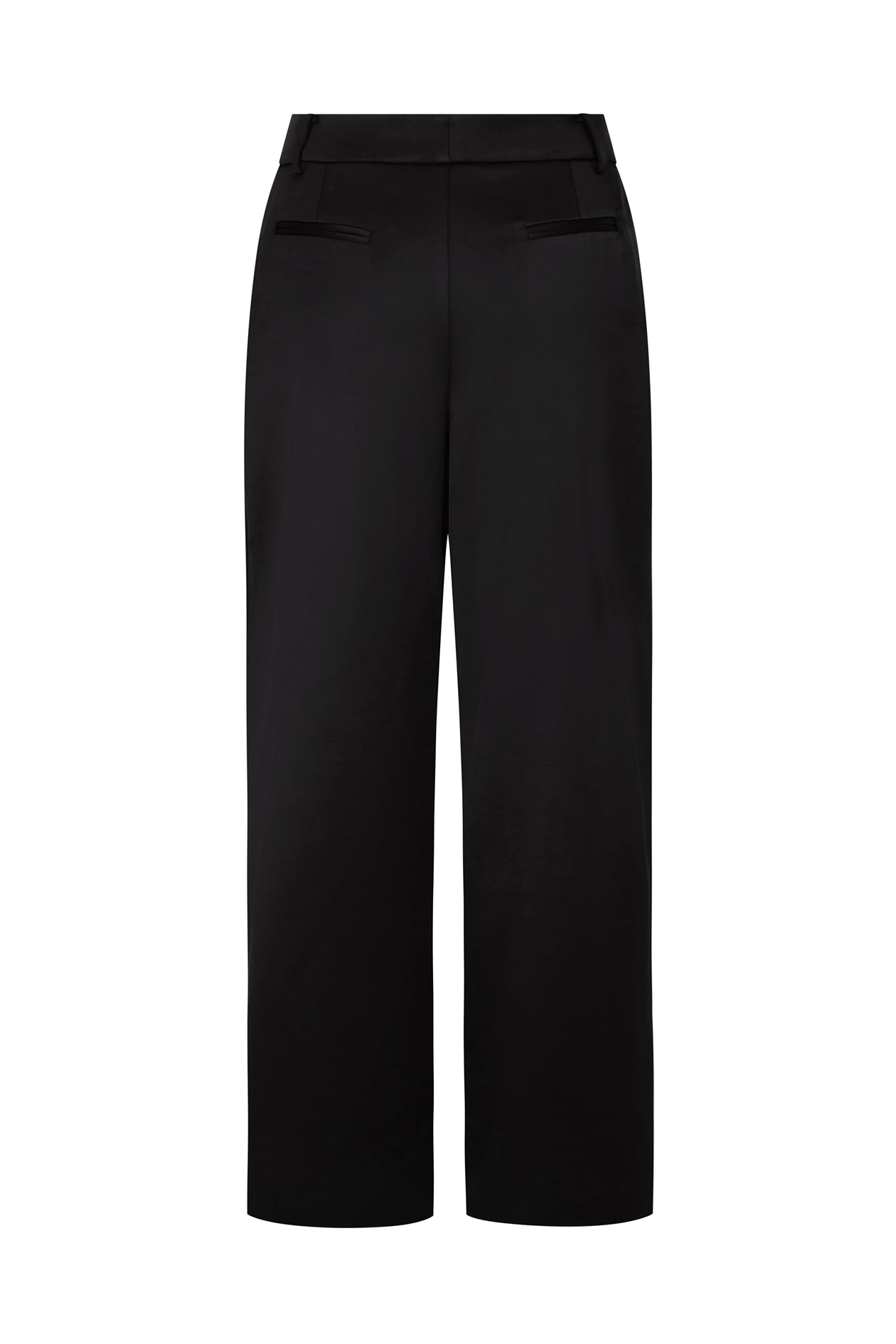 Abel Trouser in Bonded Satin