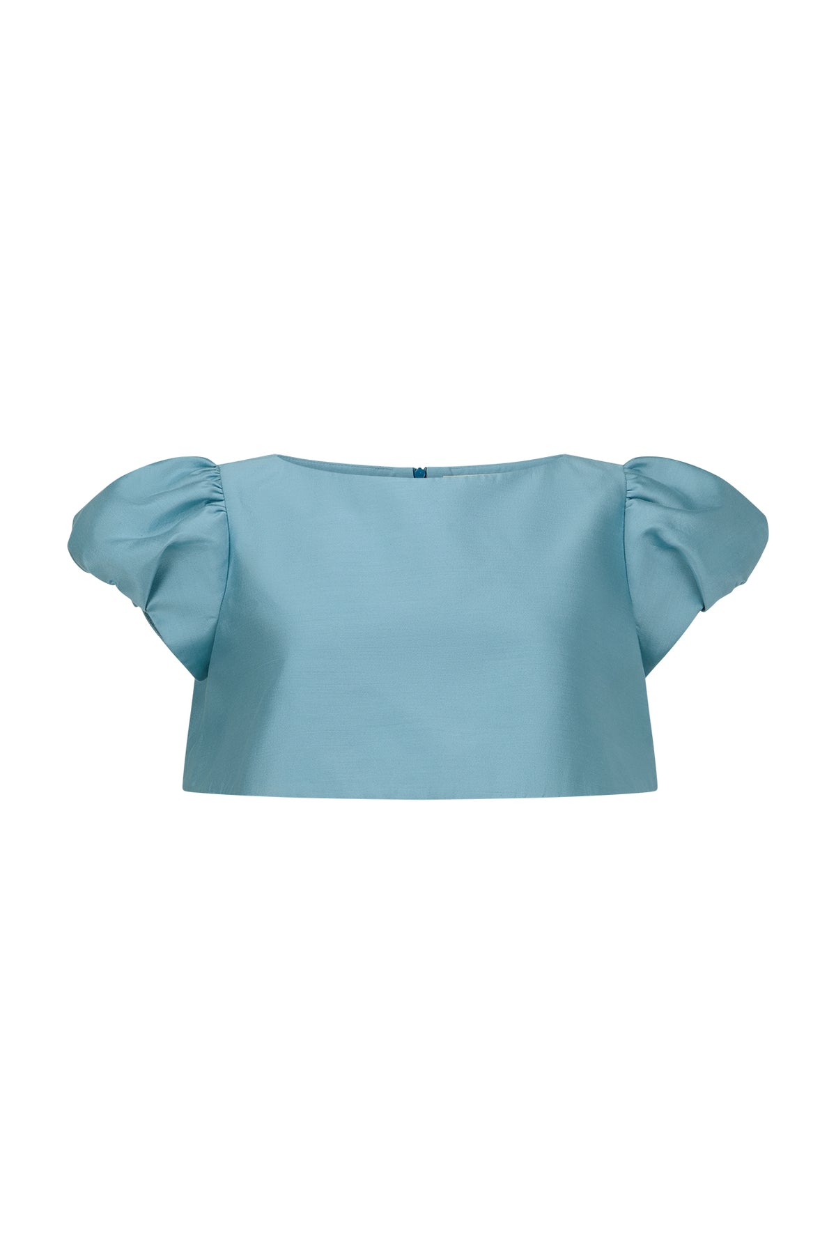 Macy Top in Silk Wool Taffeta