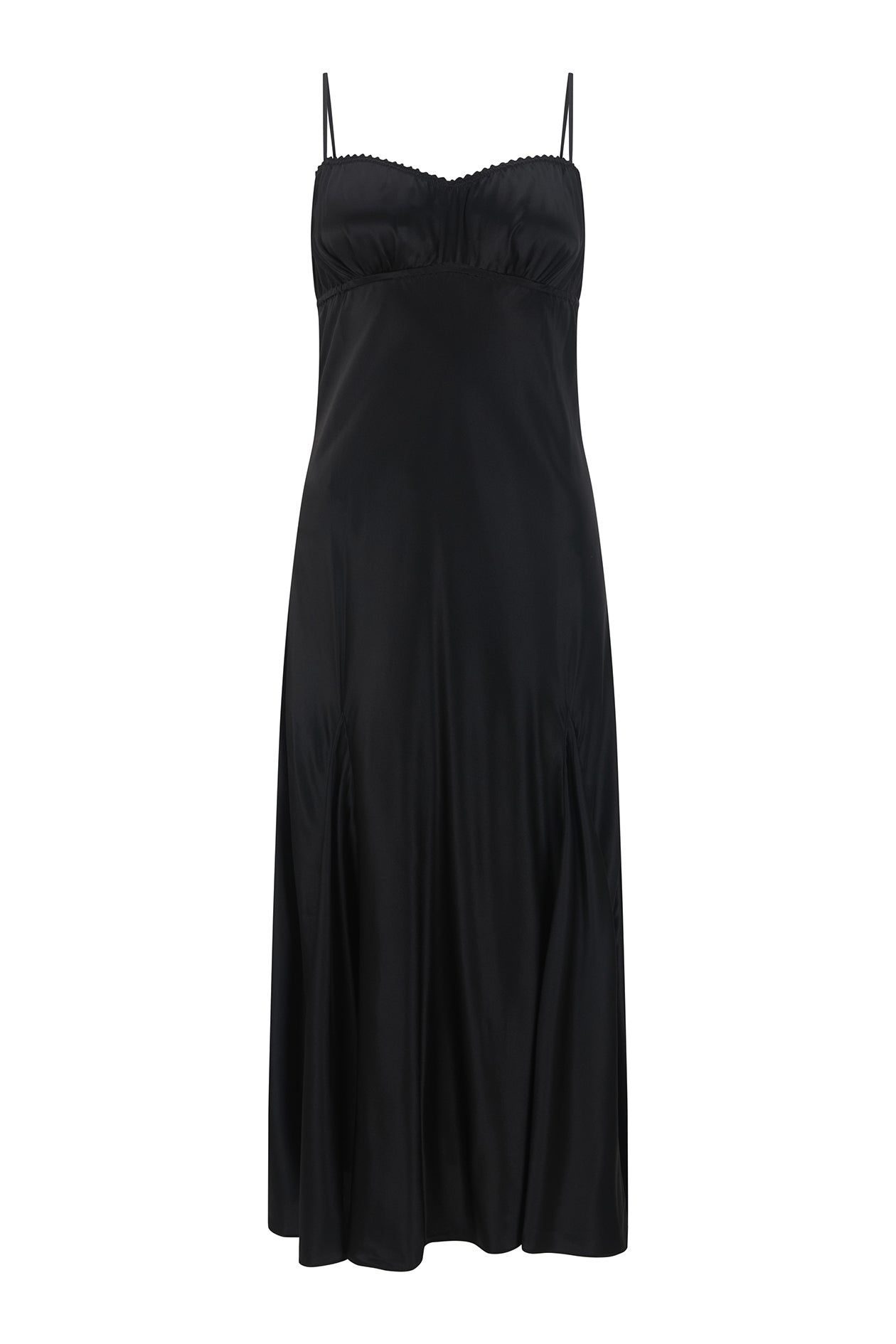 Boudoir Dress in Silk Satin