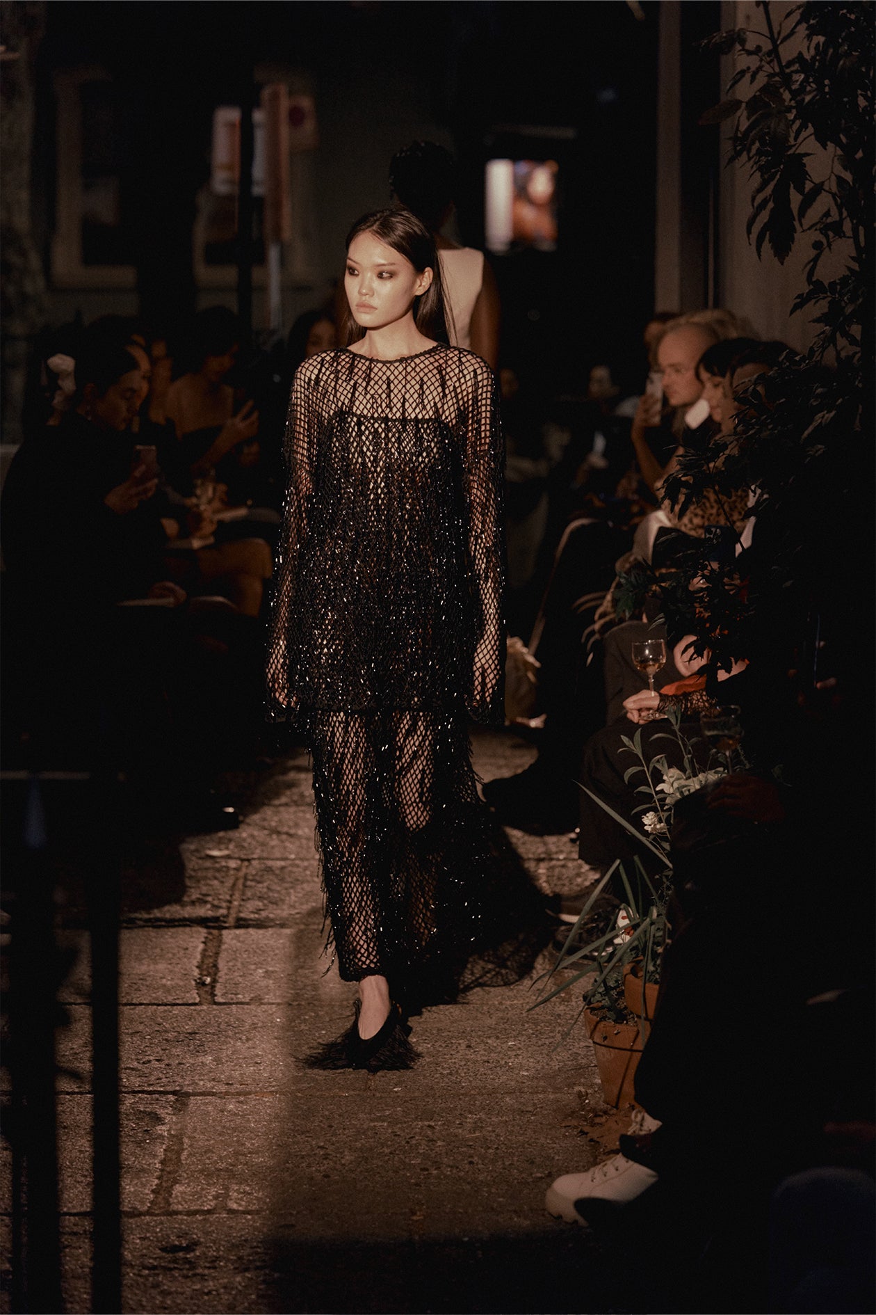 Cordelia Dress in Beading