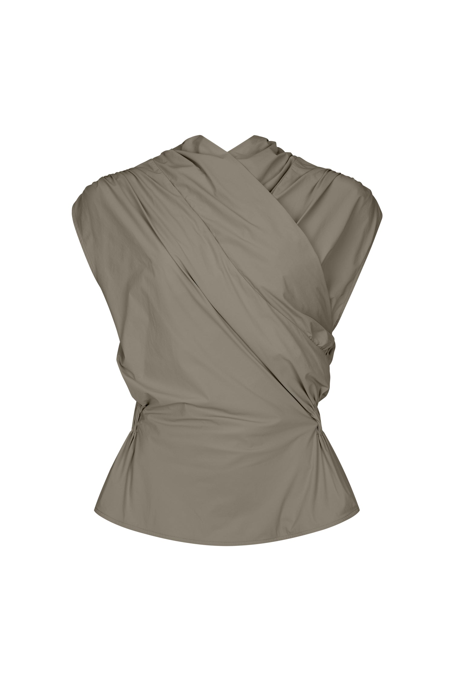 Chaimberlain Top in Tech Taffeta
