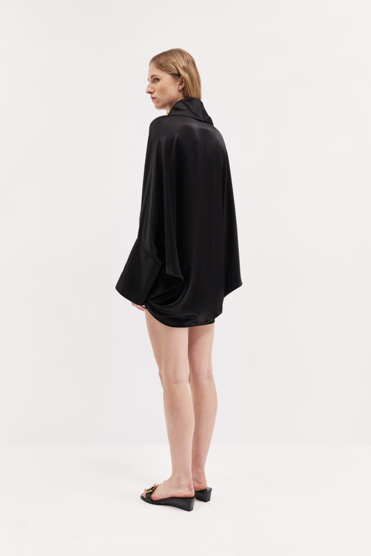 Cocoon Blouse in Silk Charmeuse