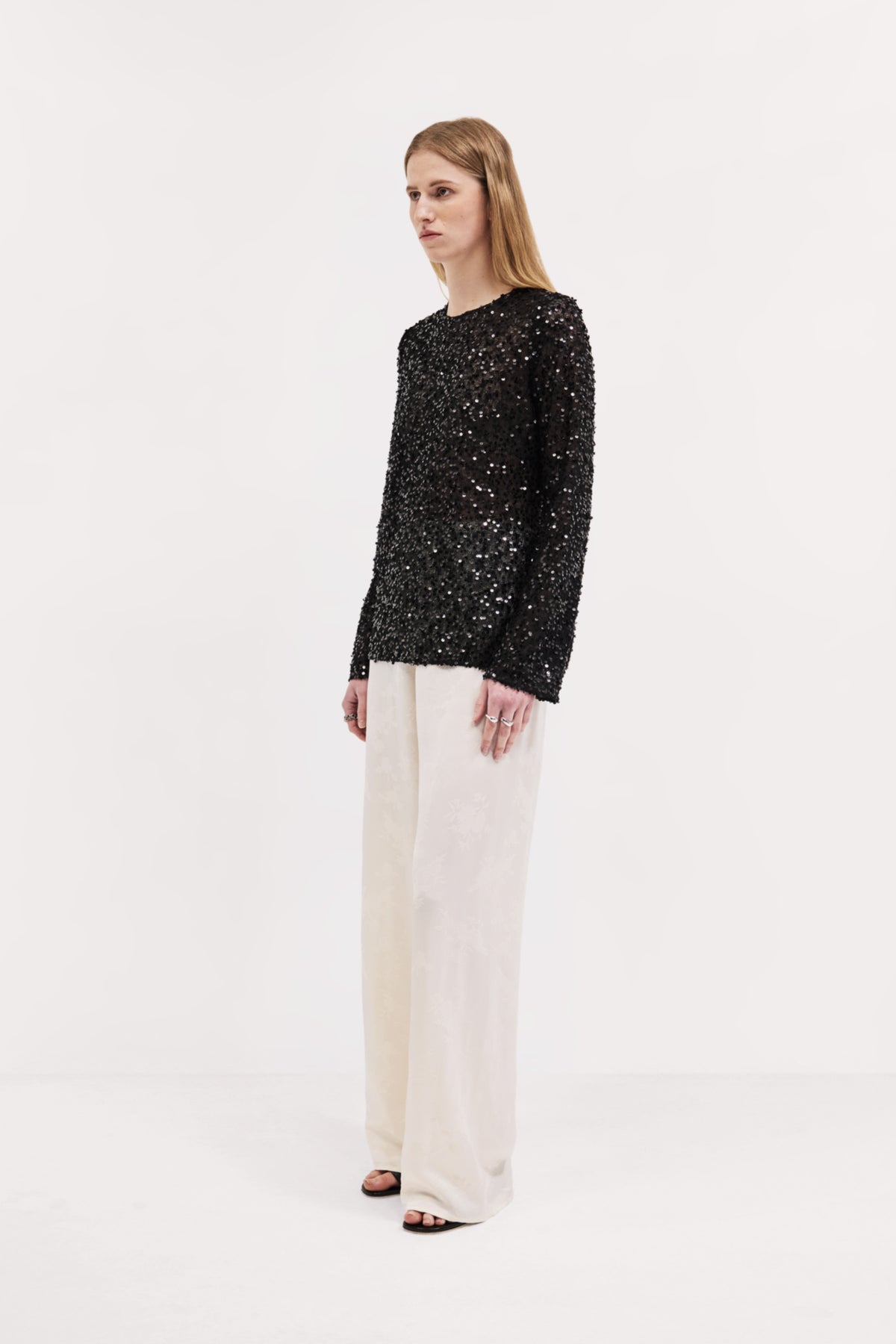 Eva Top in Sequin Knit
