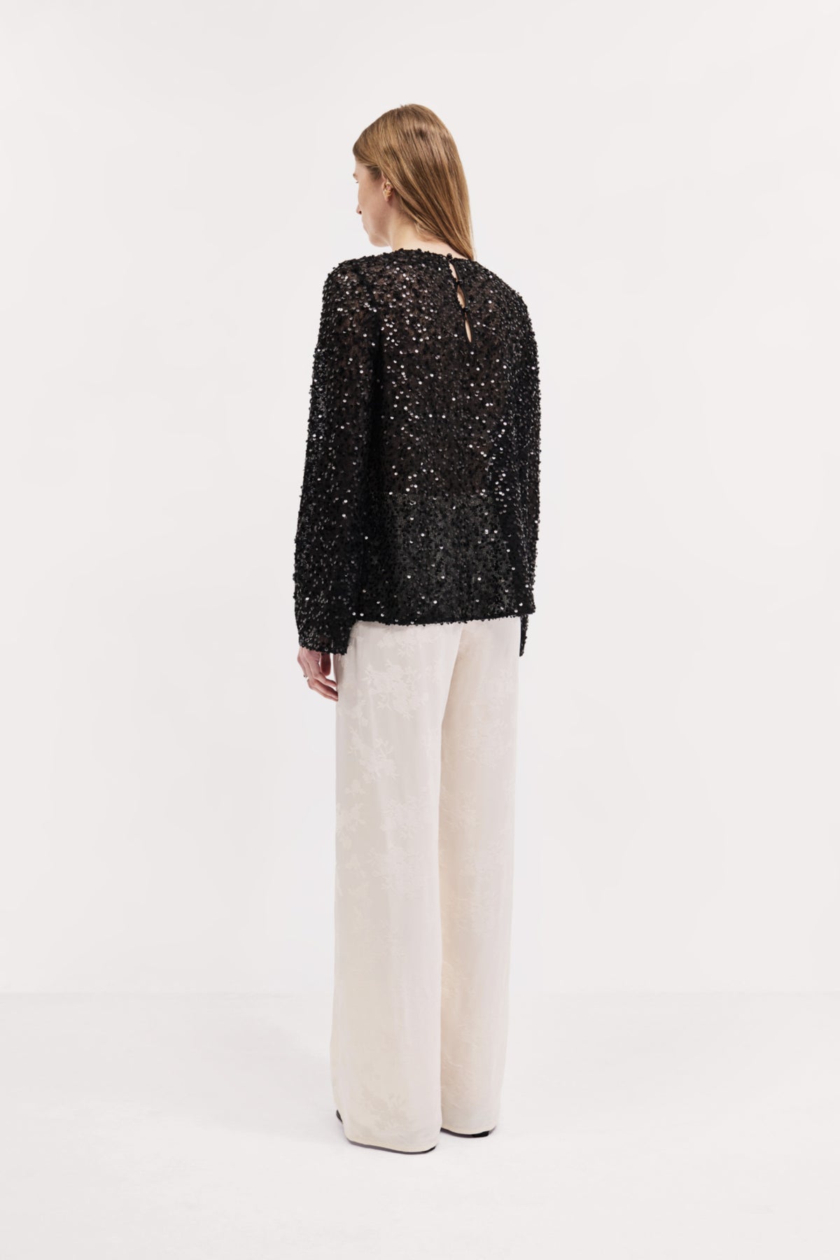 Eva Top in Sequin Knit