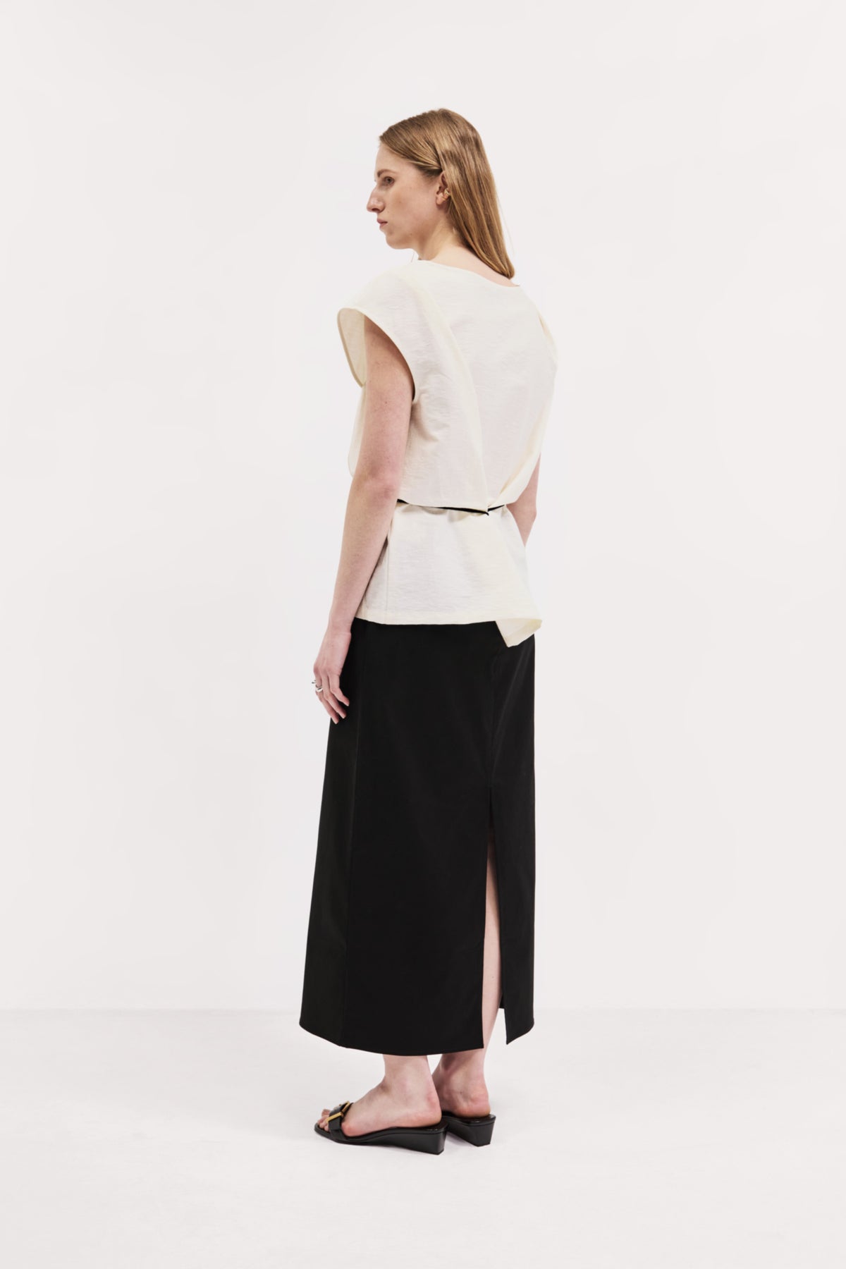 Ida Top in Washed Cotton