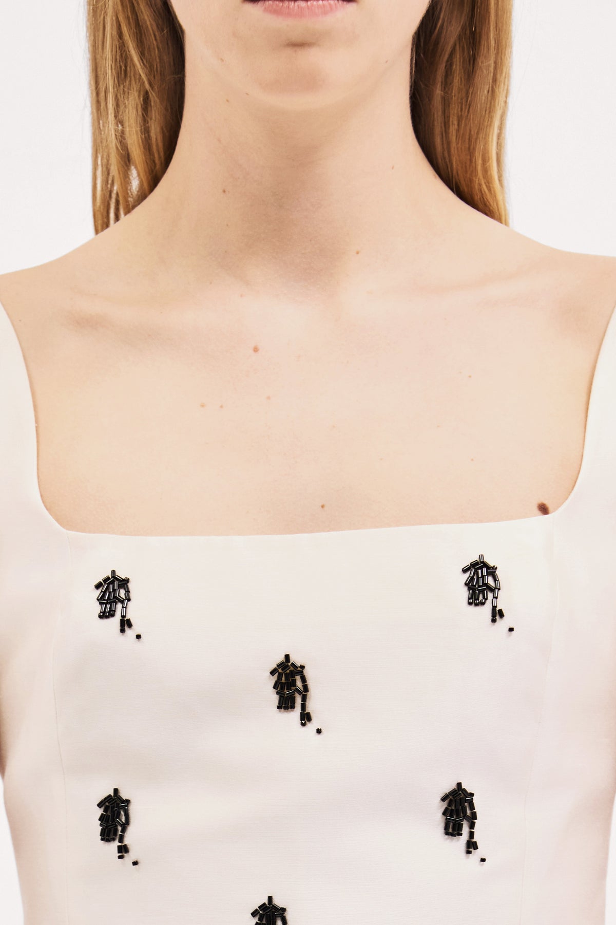 Isabella Top in Silk Wool Taffeta