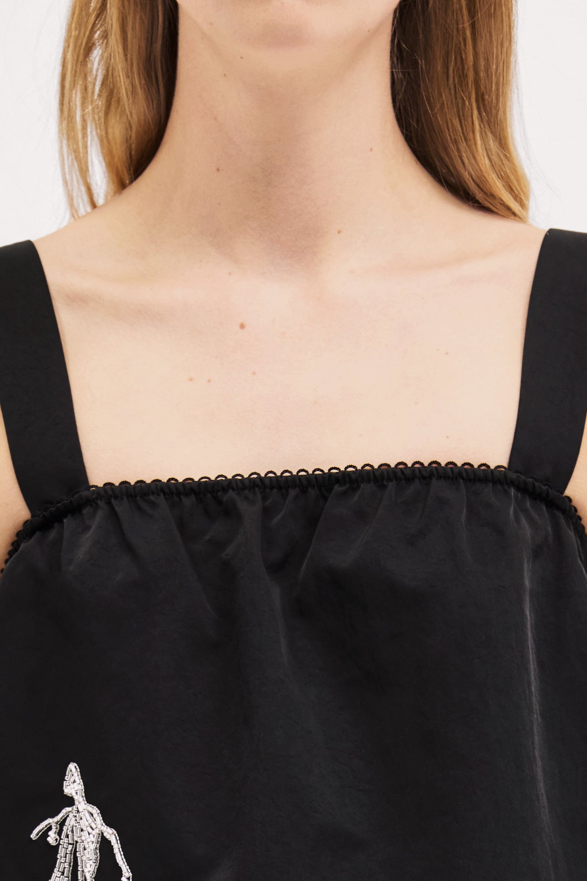 Parra Top in Laminated Nylon