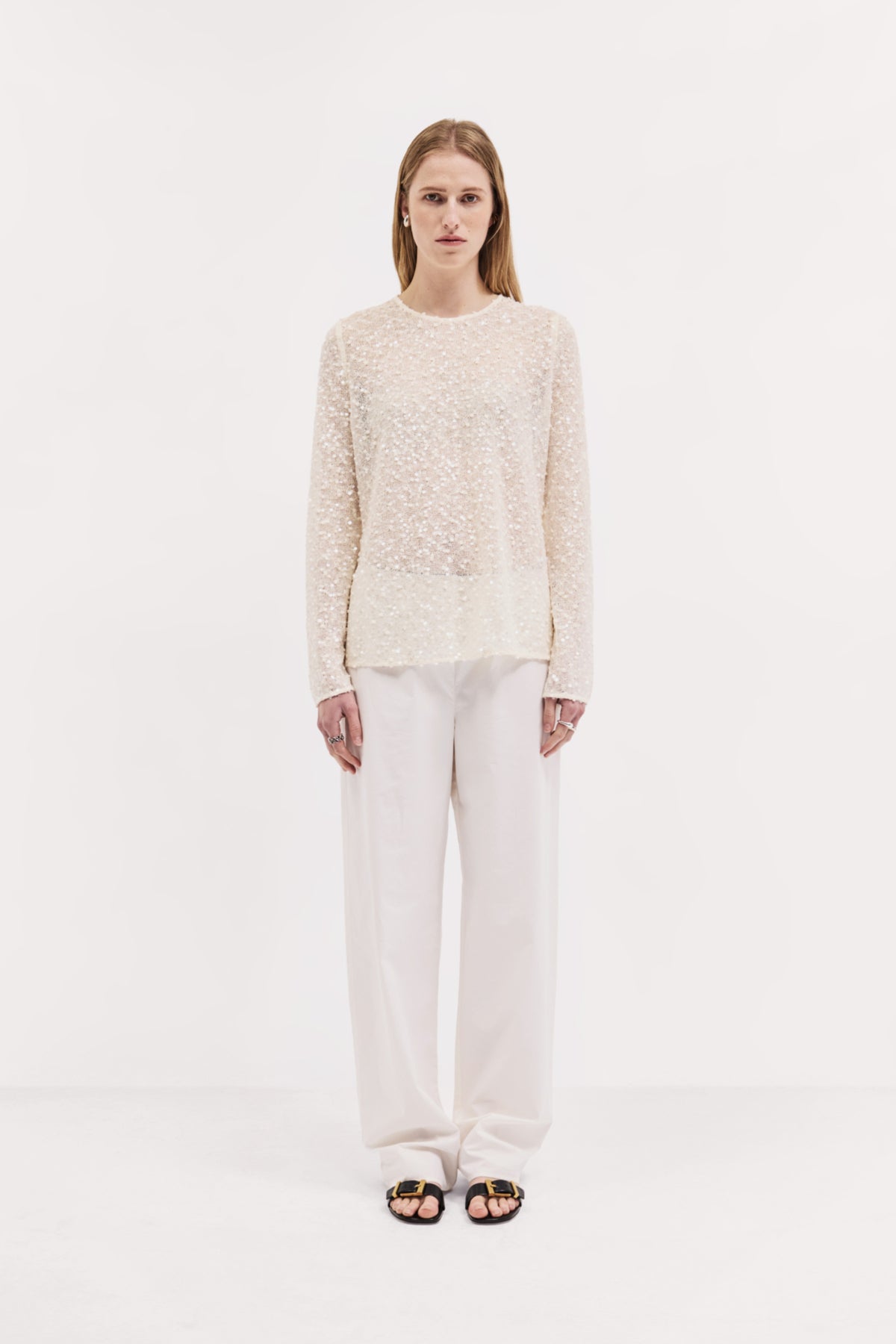 Eva Top in Sequin Knit