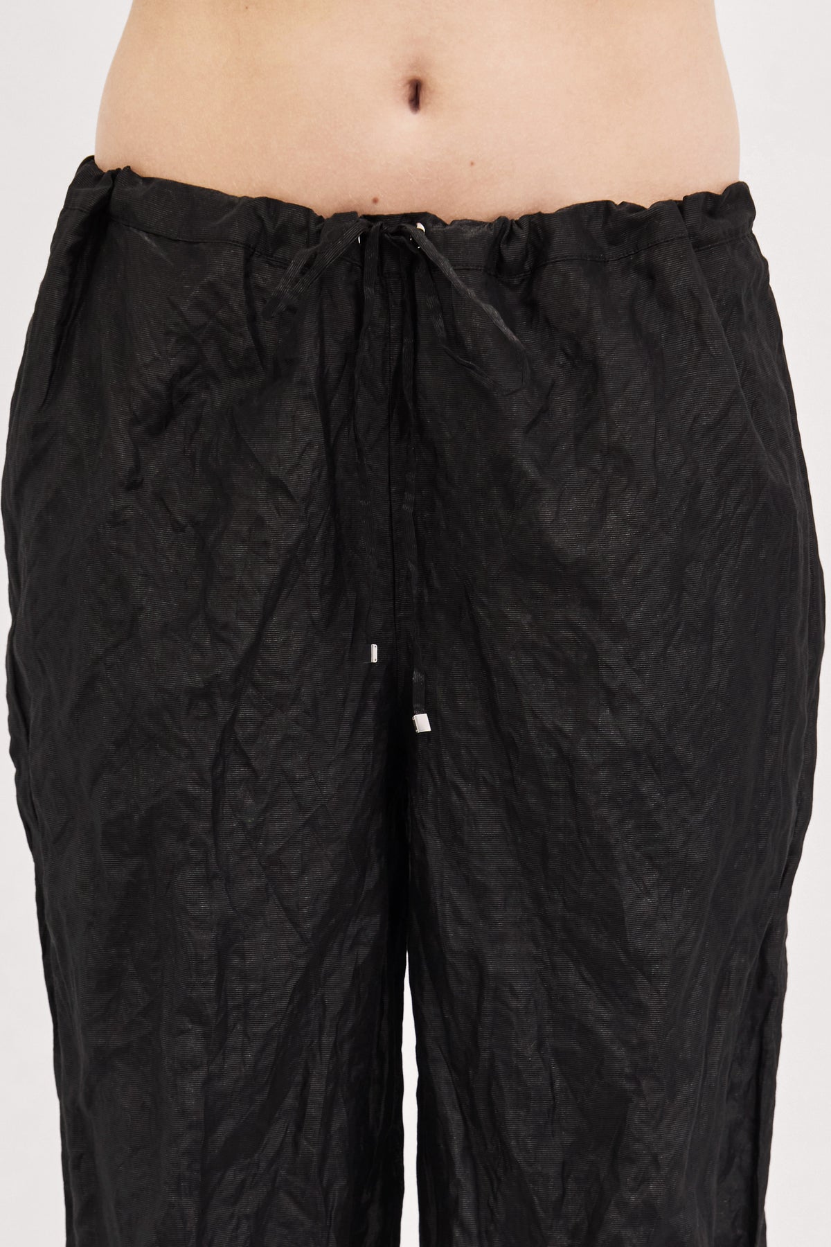 Drew Trouser in Crinkle Cotton Silk