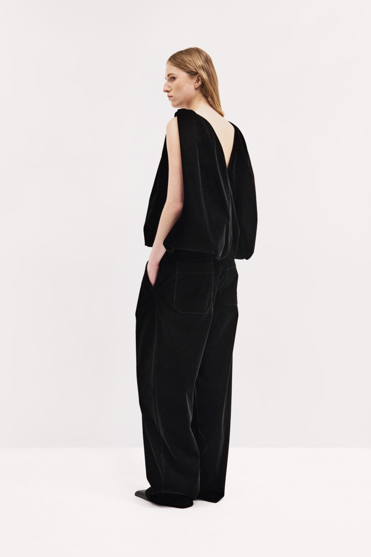 Knot Top in Velvet