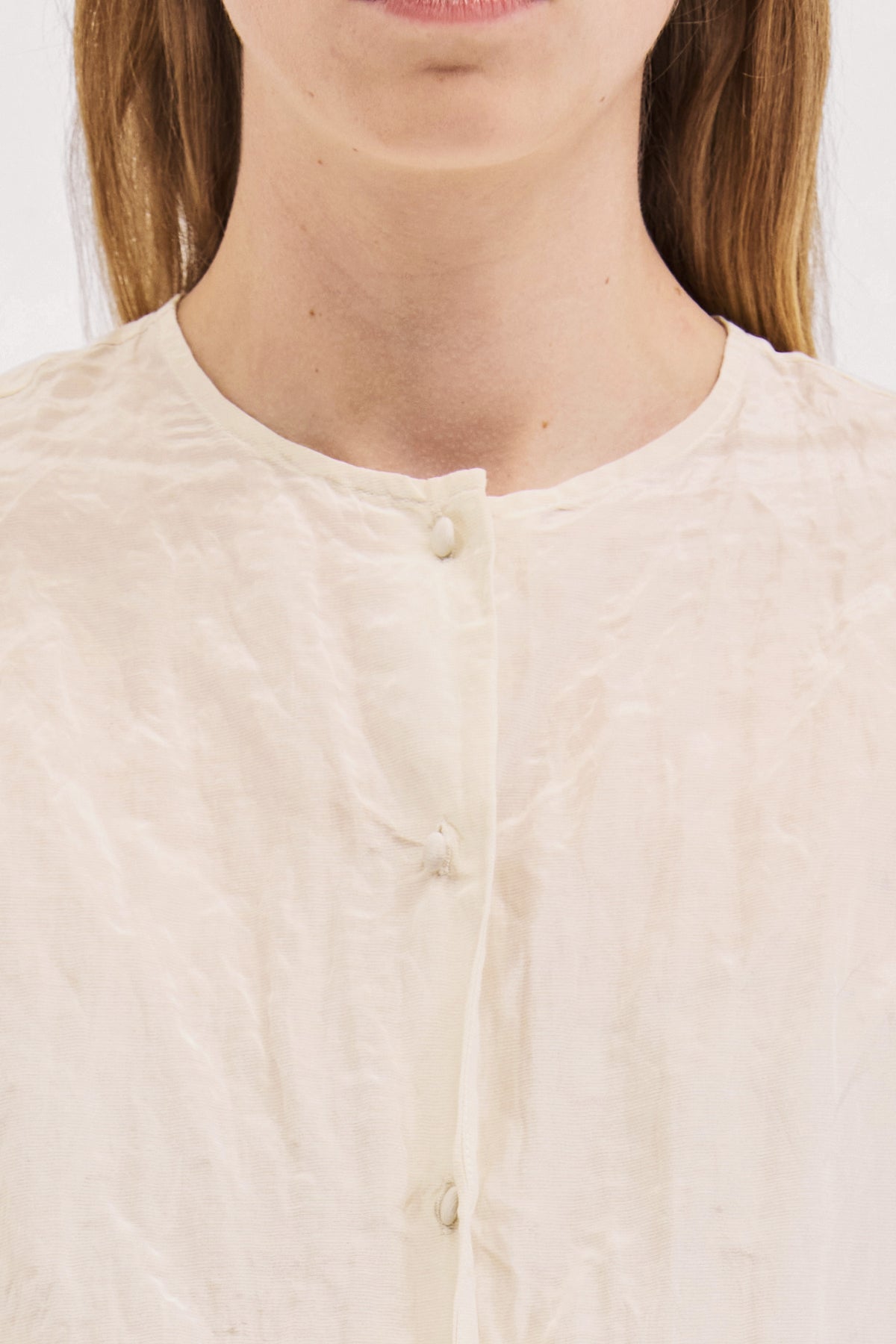 Over Shirt in Crinkle Cotton Silk
