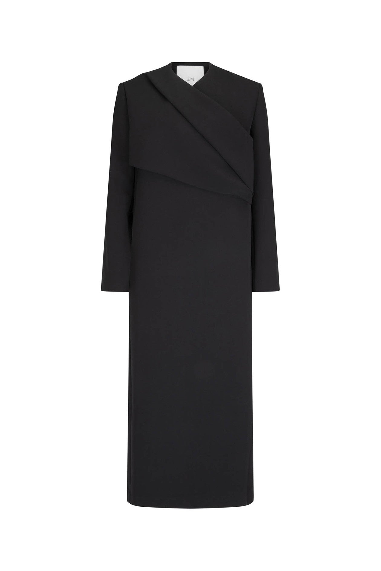 Roan Wrap Coat in Bonded Suiting