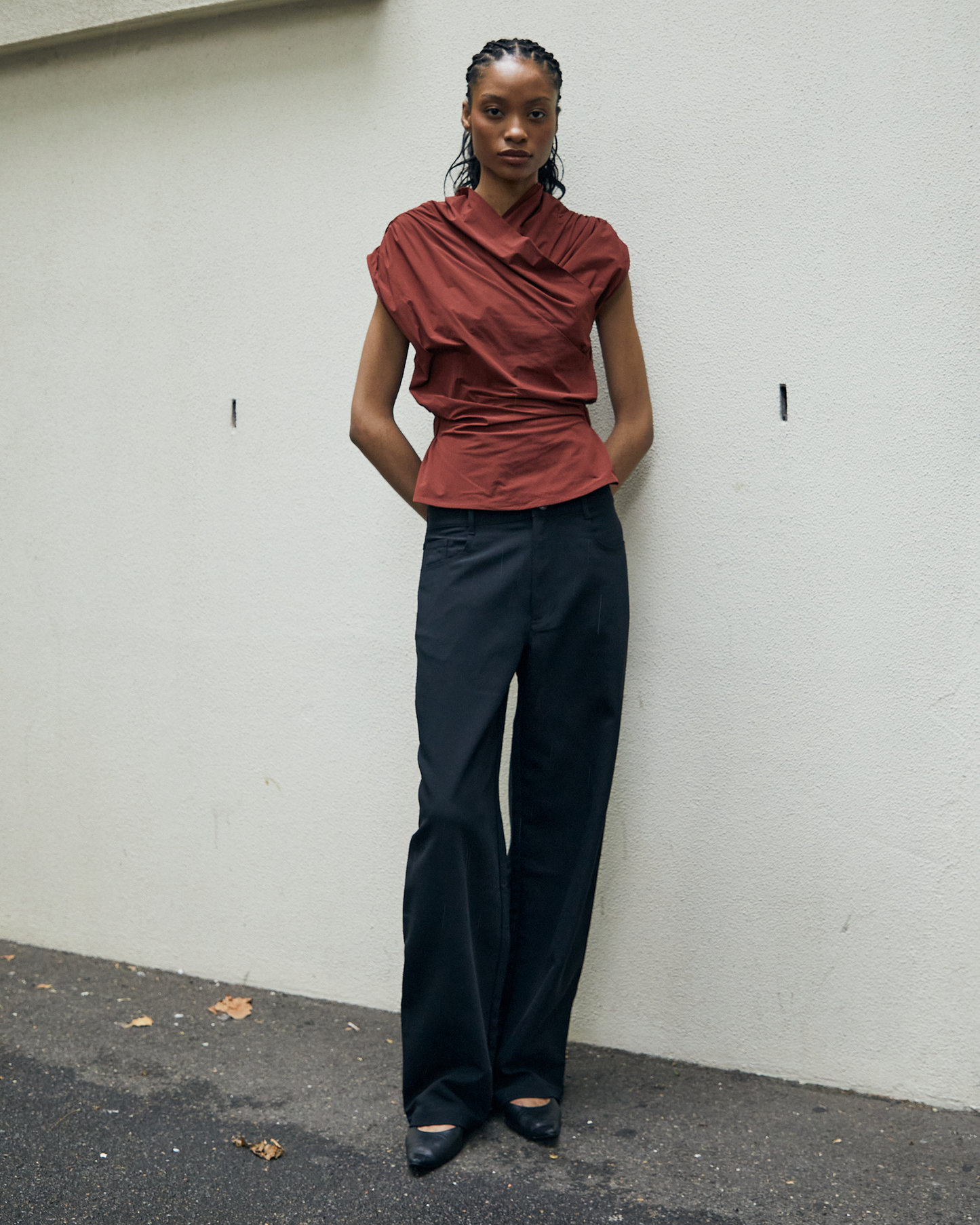 Chaimberlain Top in Stretch Nylon