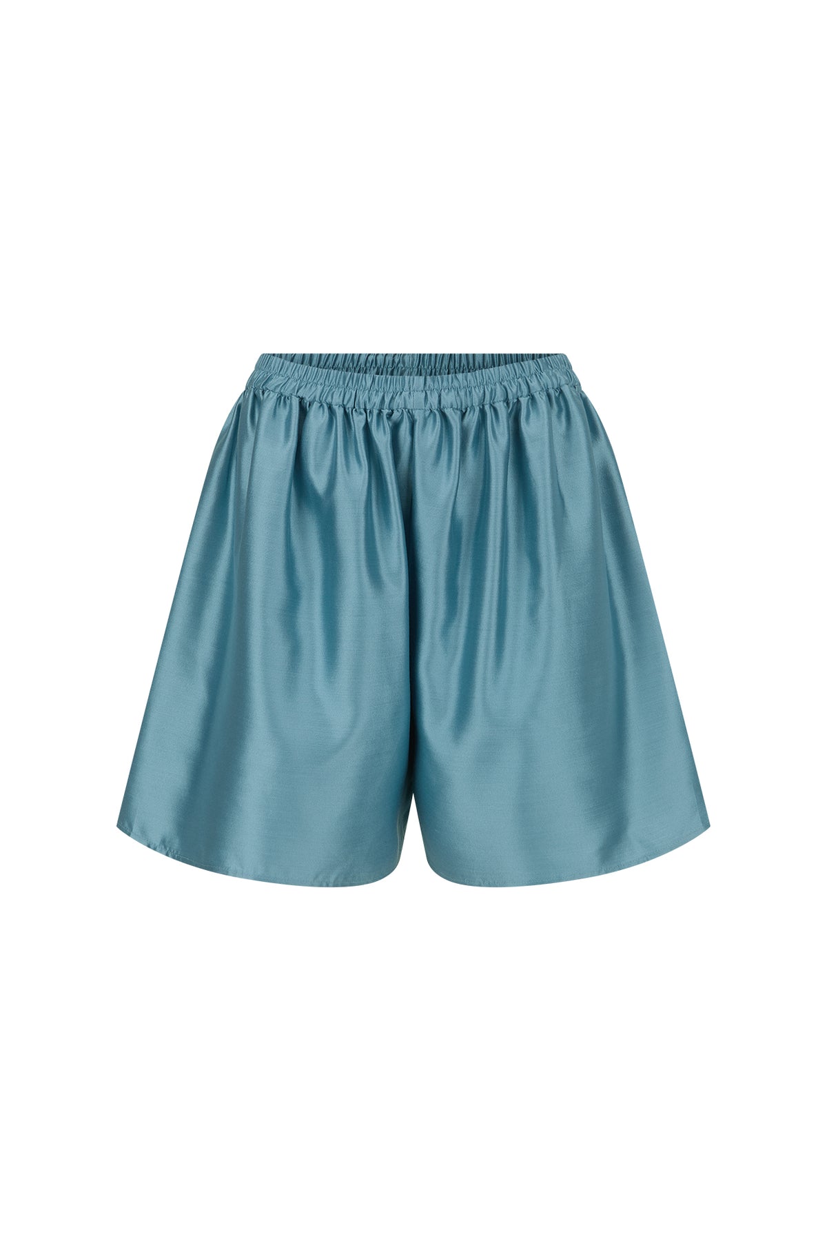 Voluminous Short in Silk Wool Taffeta