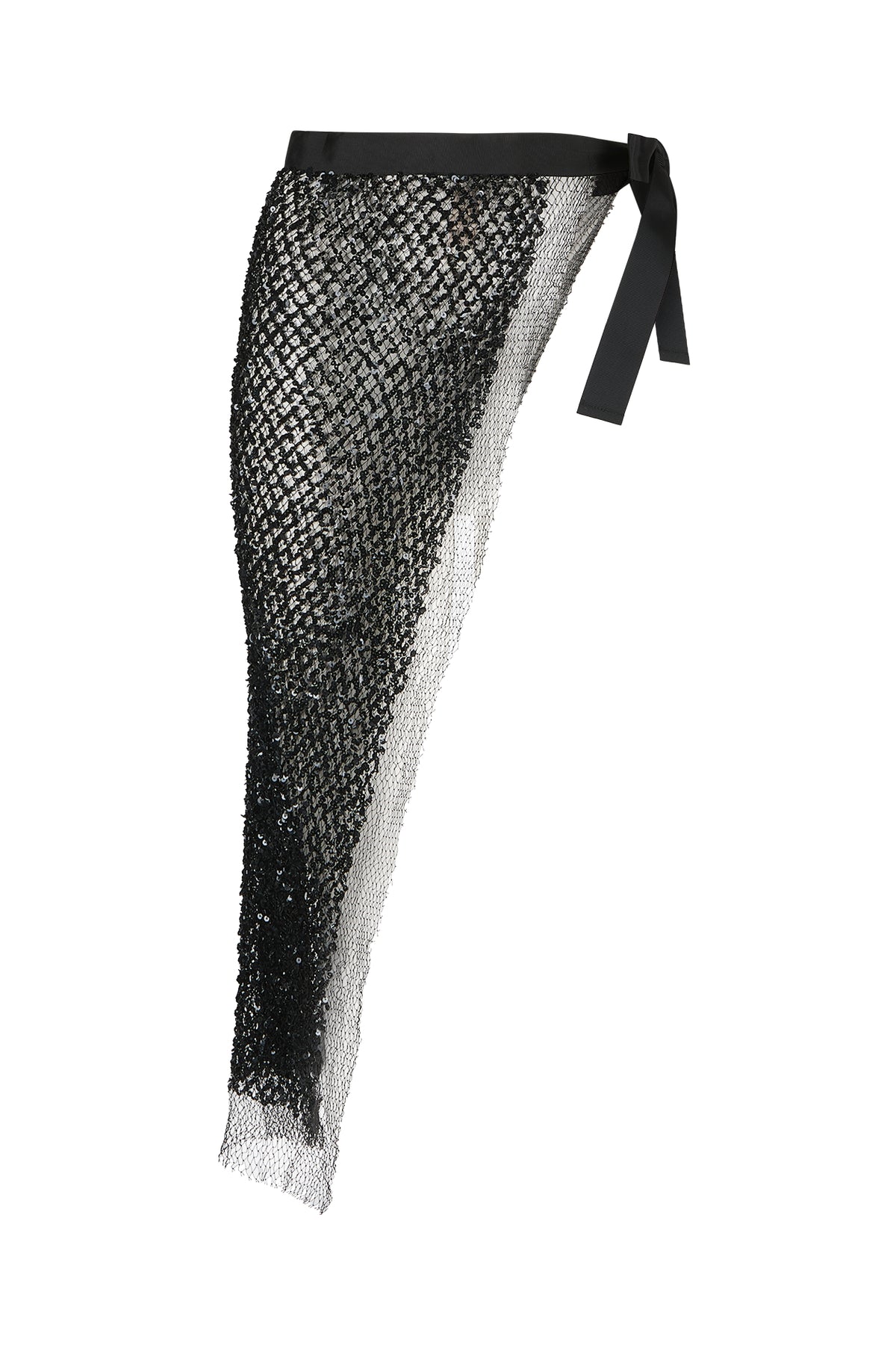 Beaded Apron in Beaded Fishnet