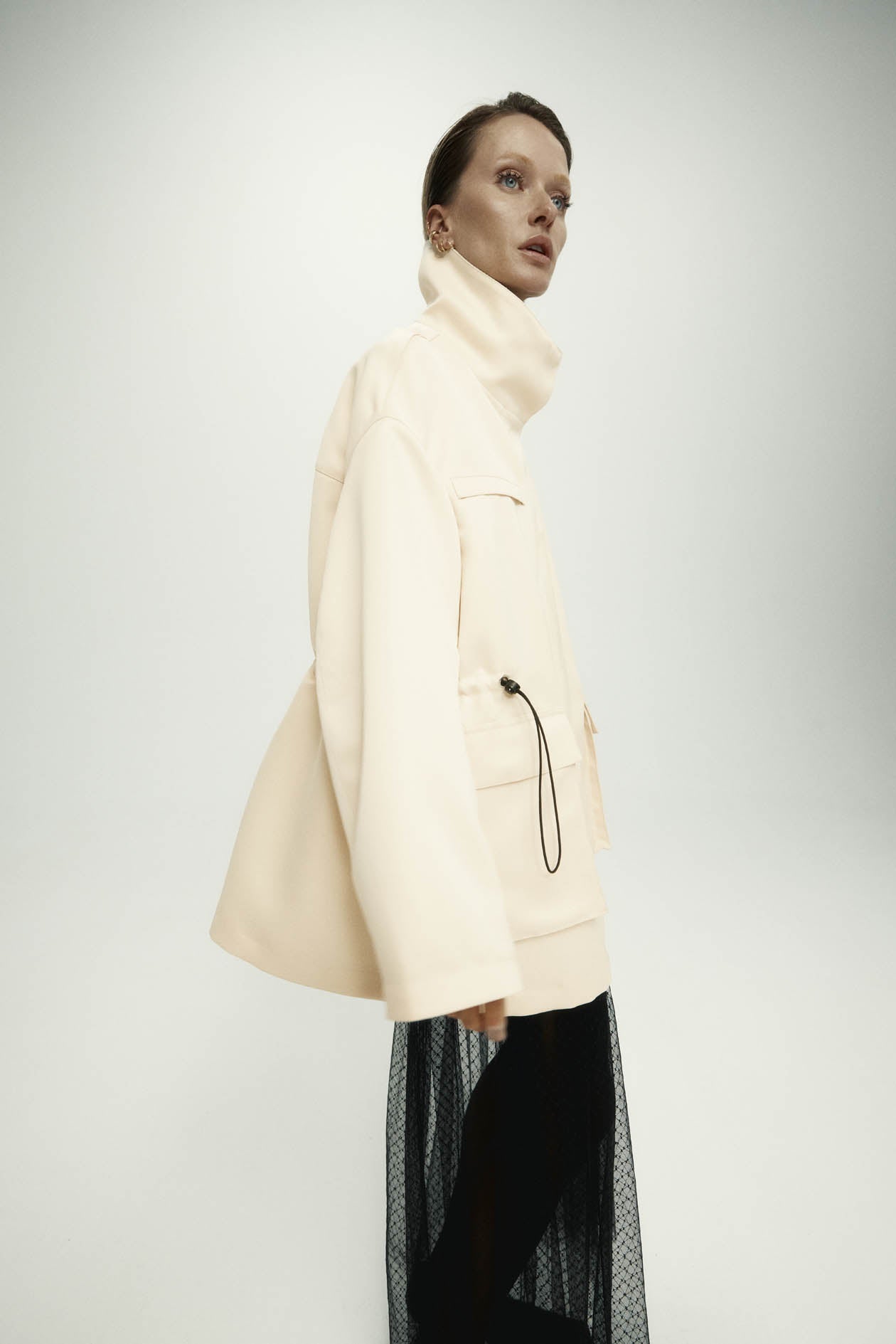 Balmoral Parka in Satin