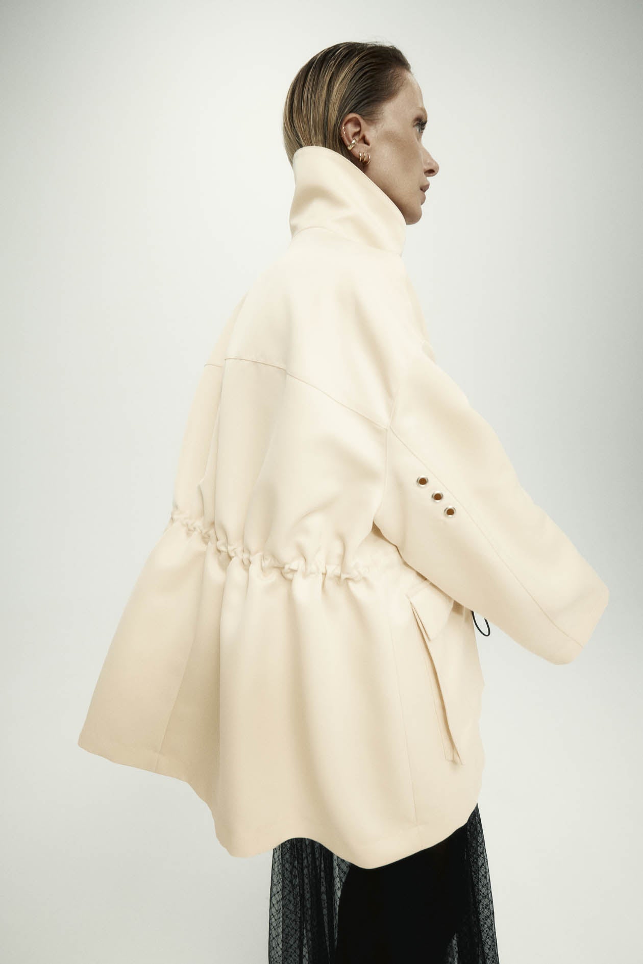 Balmoral Parka in Satin