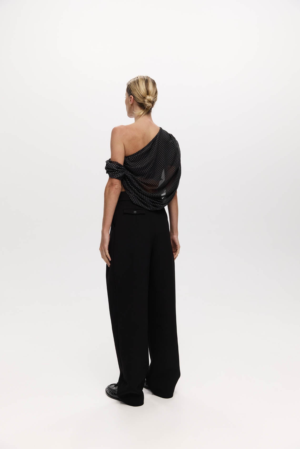 Lucille Top in Silk Georgette