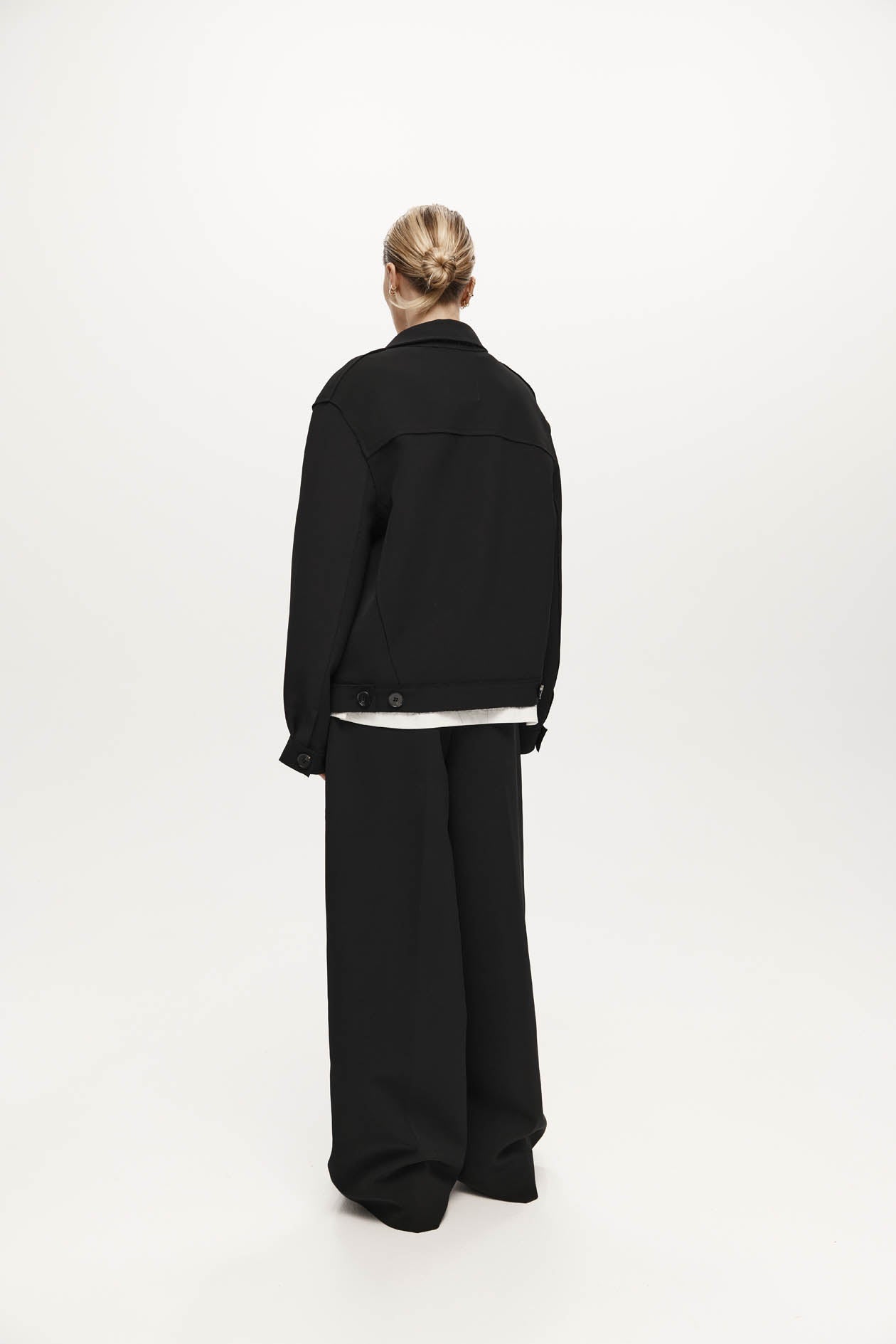 Caius Trouser in Bonded Suiting