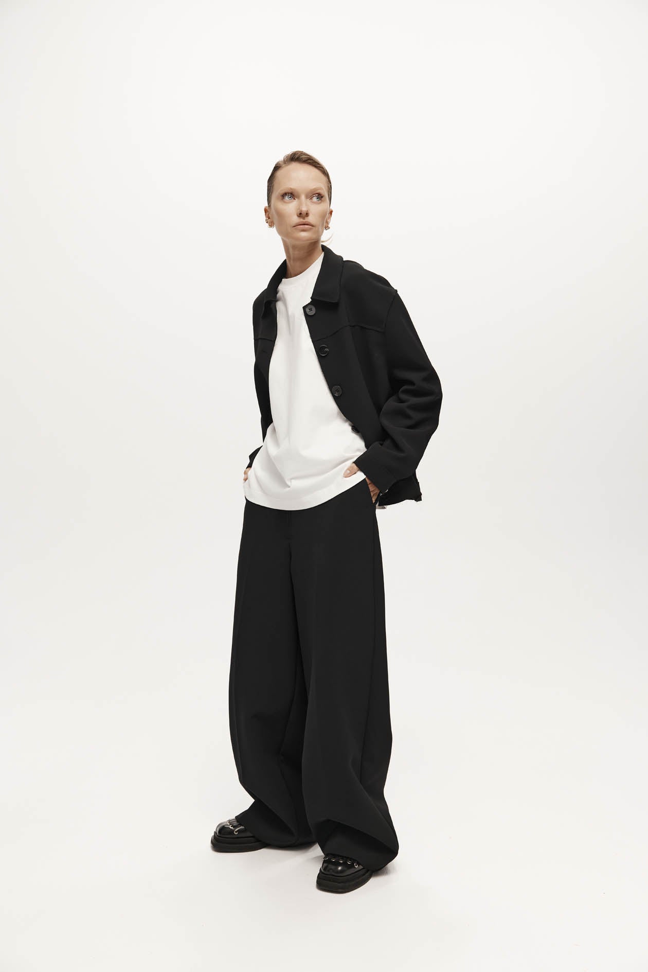 Caius Trouser in Bonded Suiting