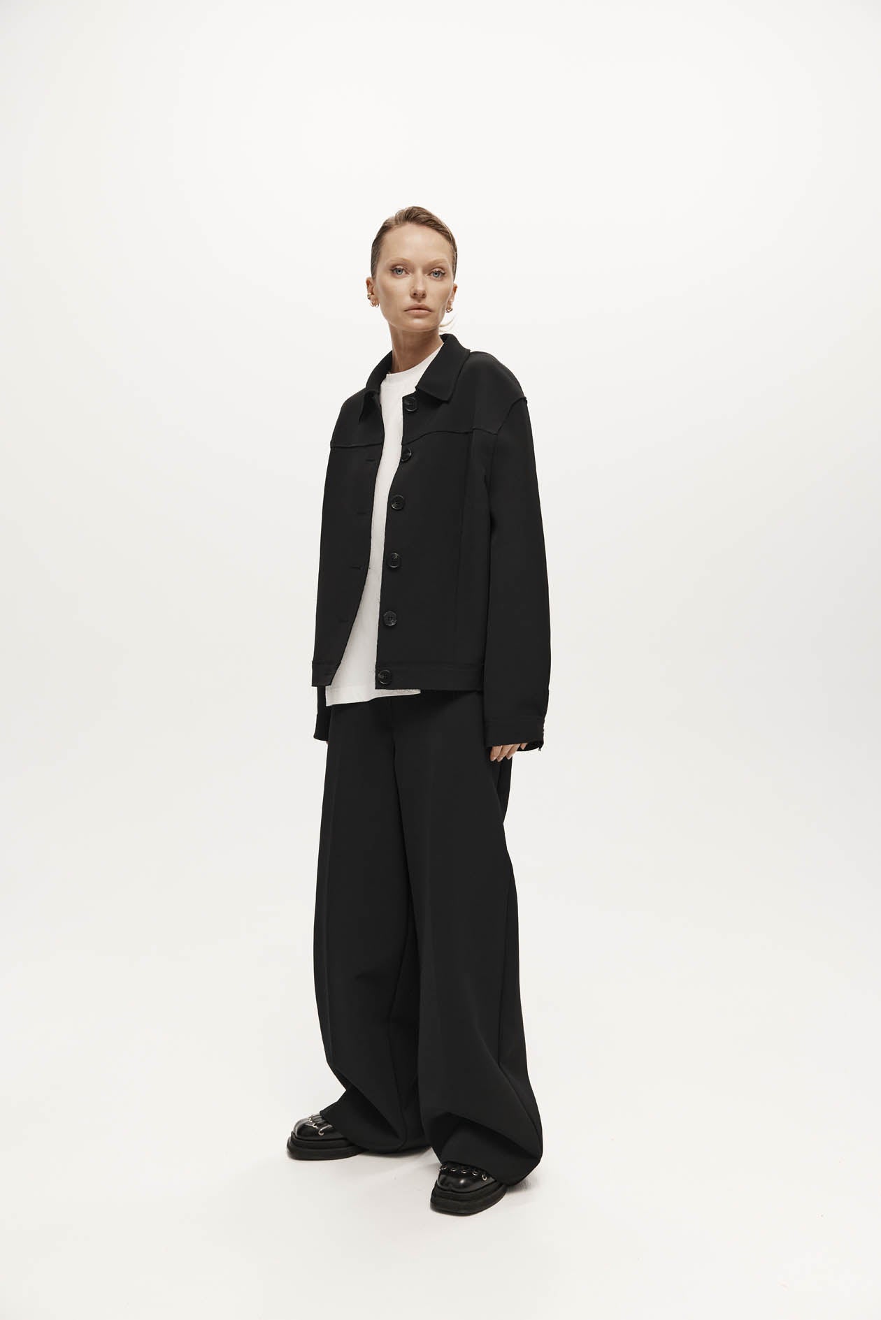Caius Trouser in Bonded Suiting