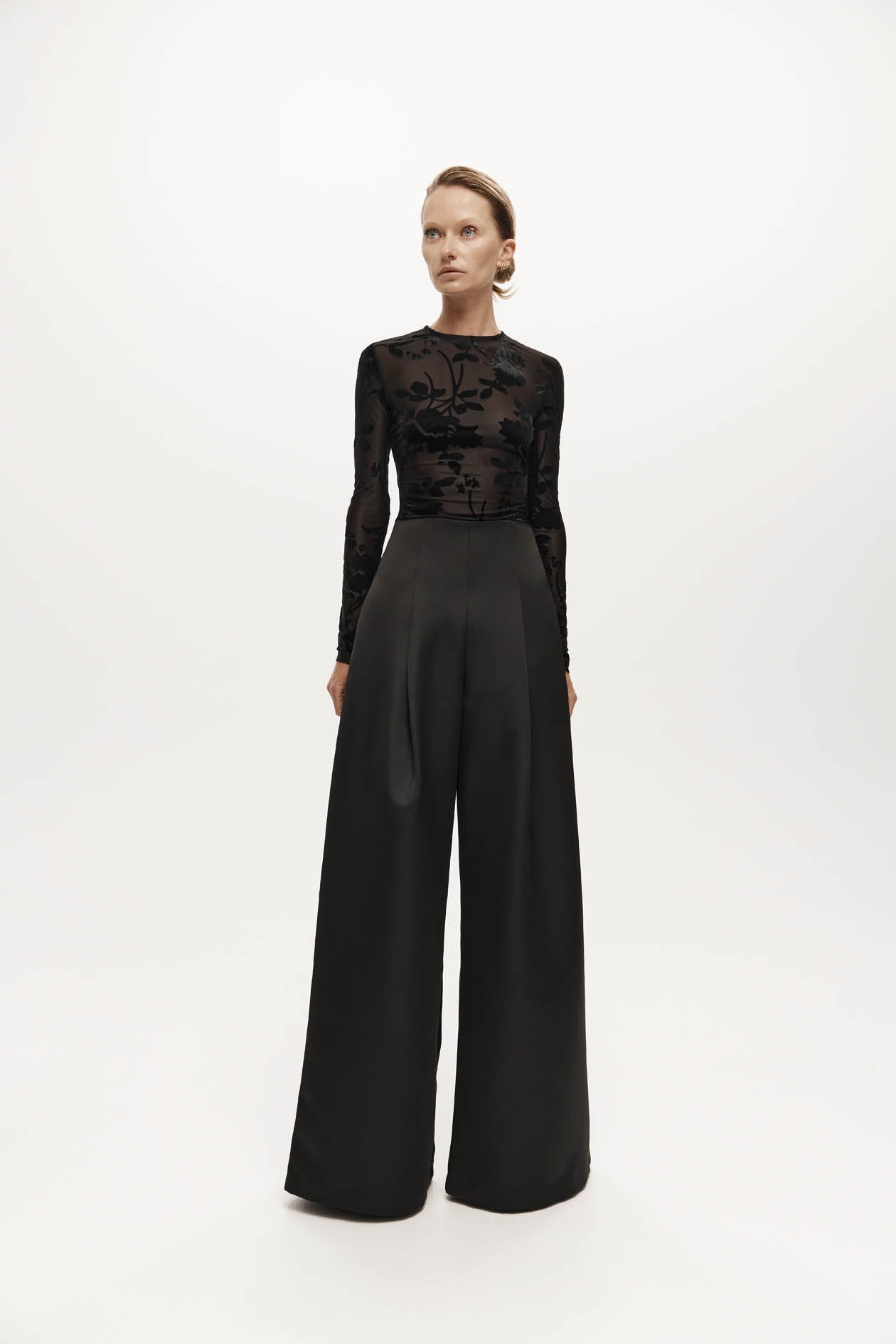 Kennedy Trouser in Satin