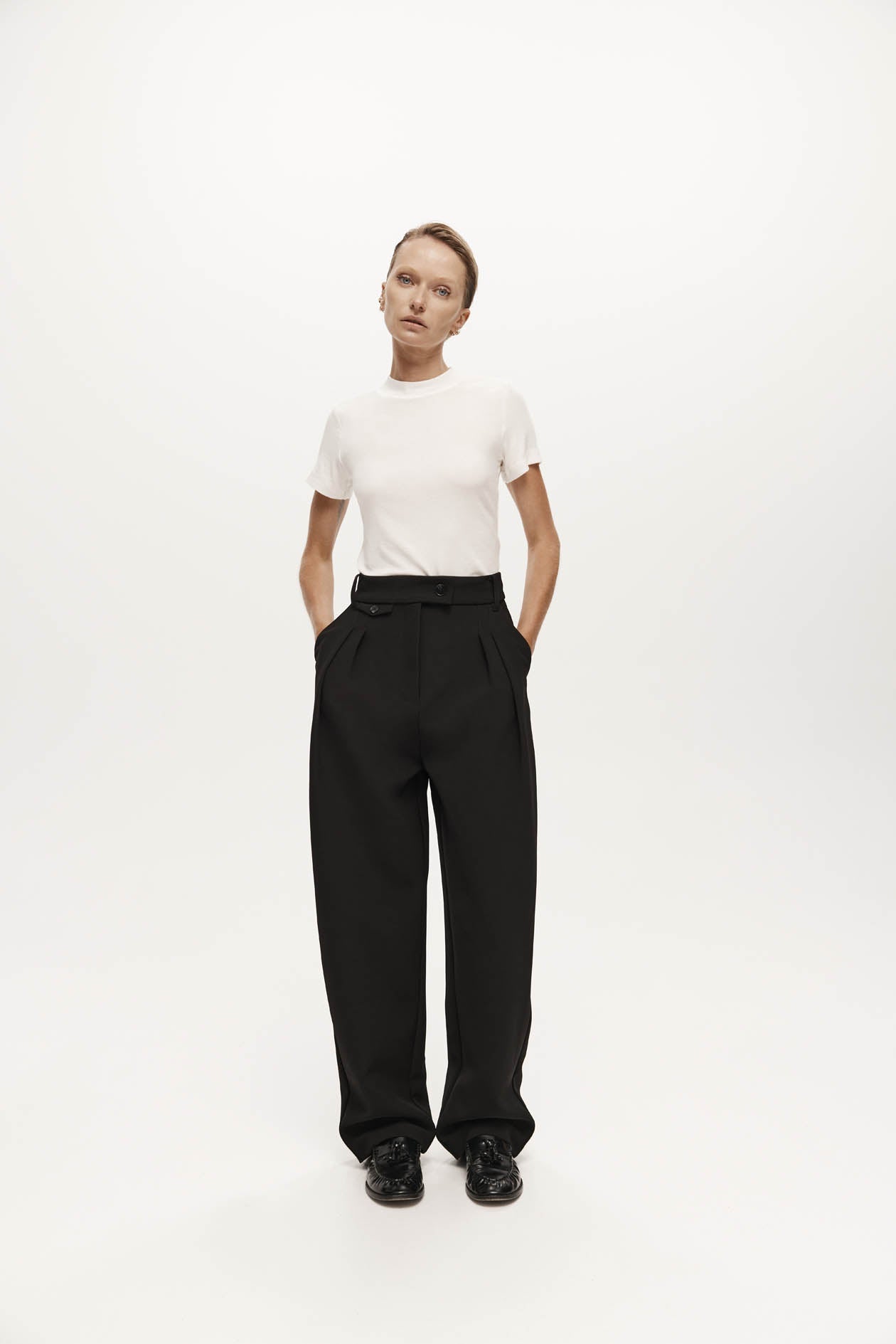 Adam Trouser in Bonded Suiting