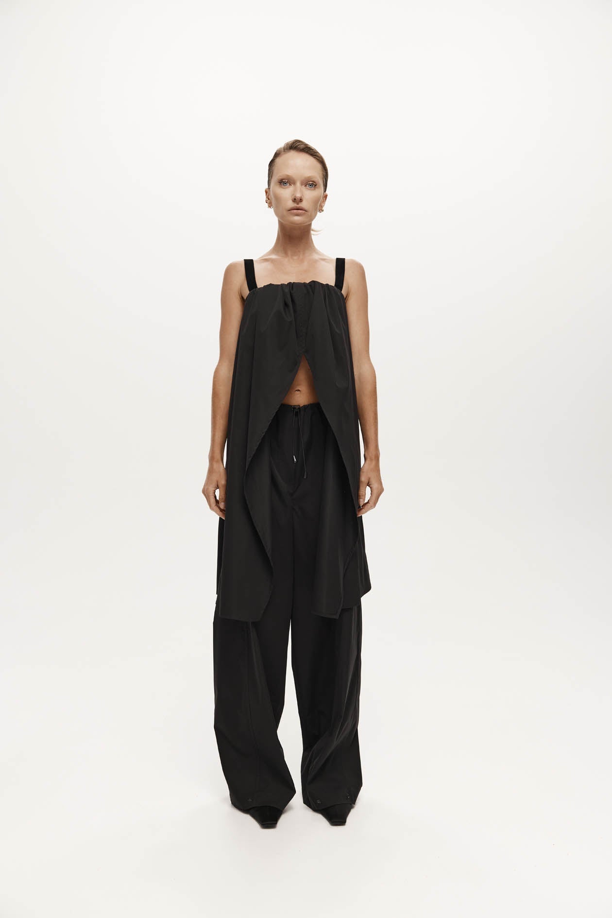 Bogart Top in Tech Taffeta