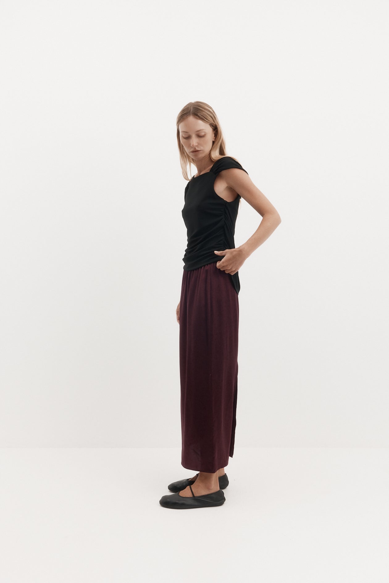 Heed Top in Drape Jersey
