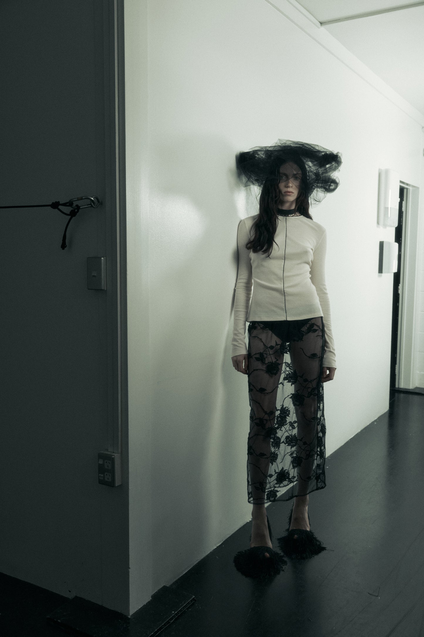 Camilla Skirt in Embroidered Tulle
