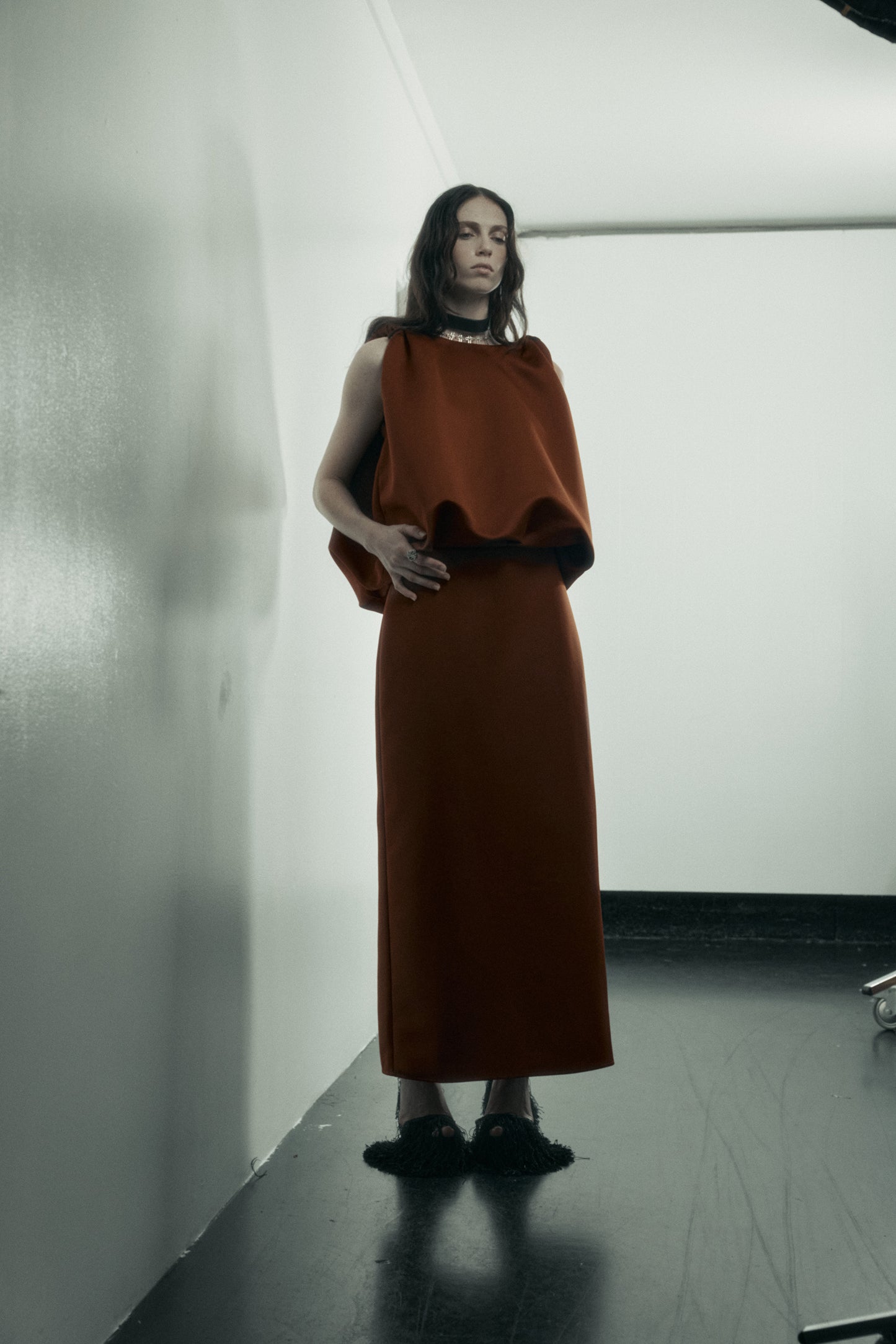 Tilda Skirt in Satin Faille