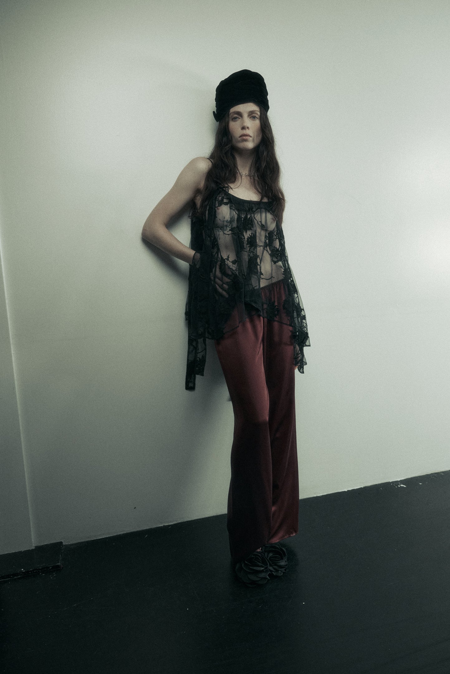 Park Top in Embroidered Tulle