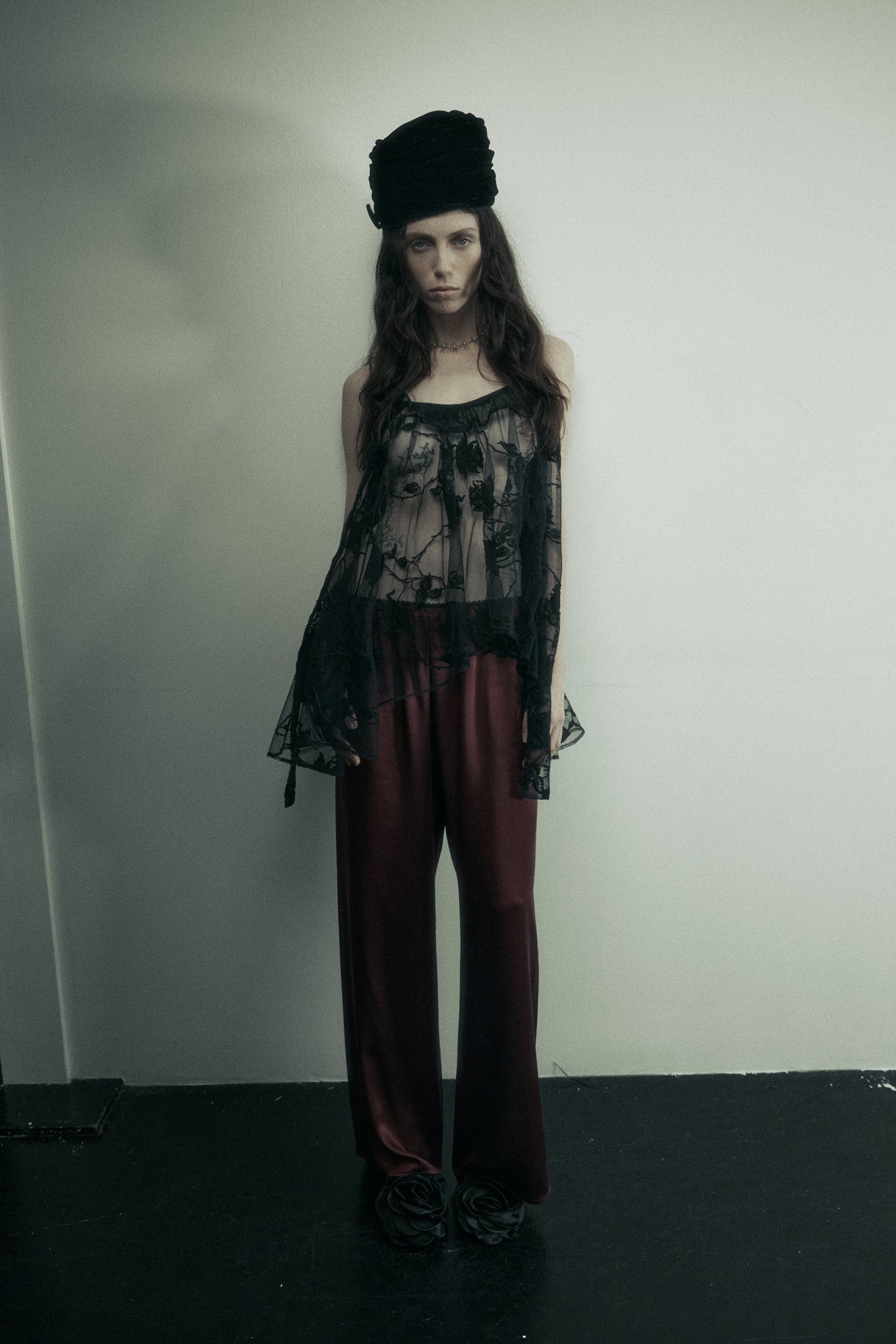 Irving Trouser in Silk Satin
