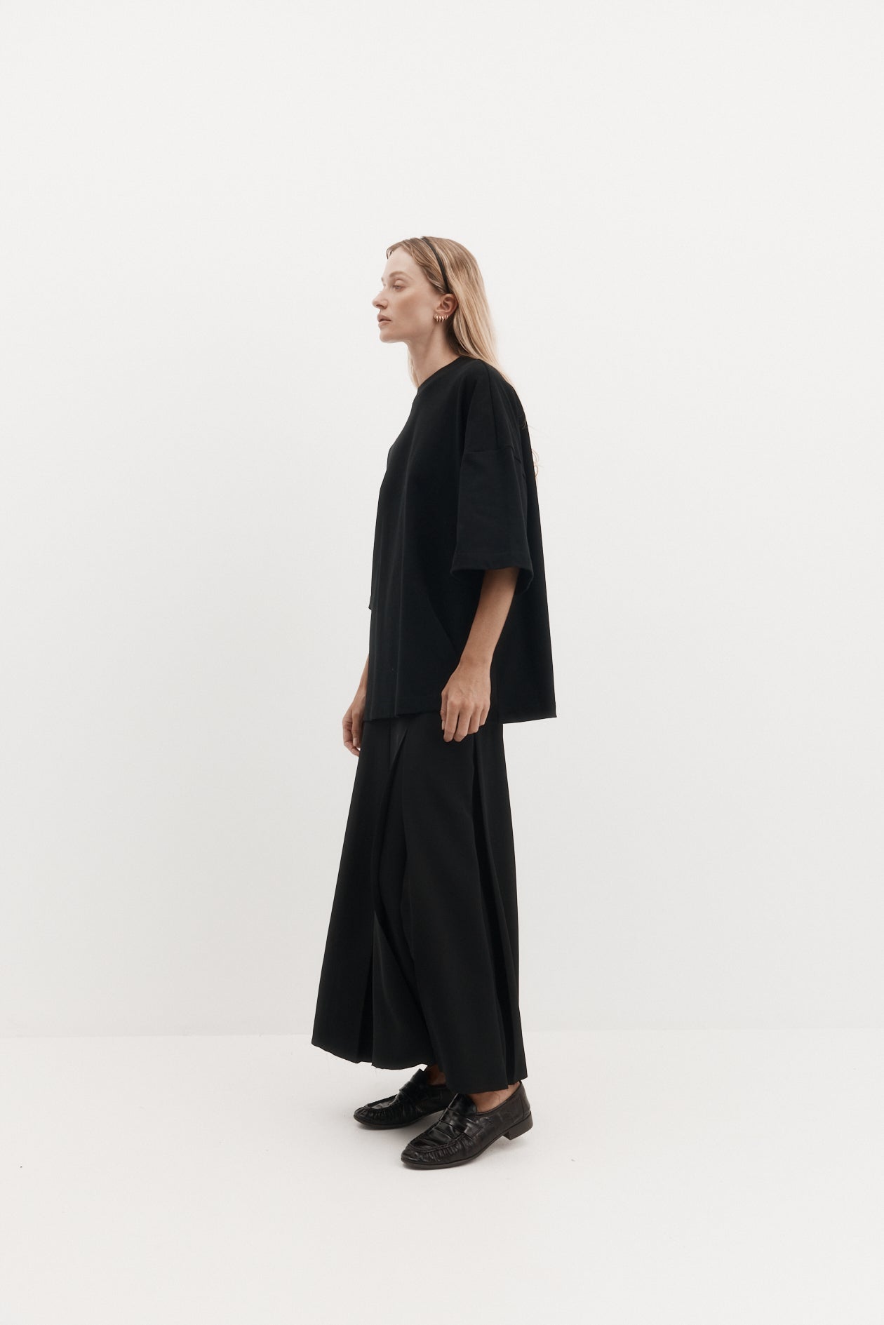 Ava Skirt in Drape Suiting