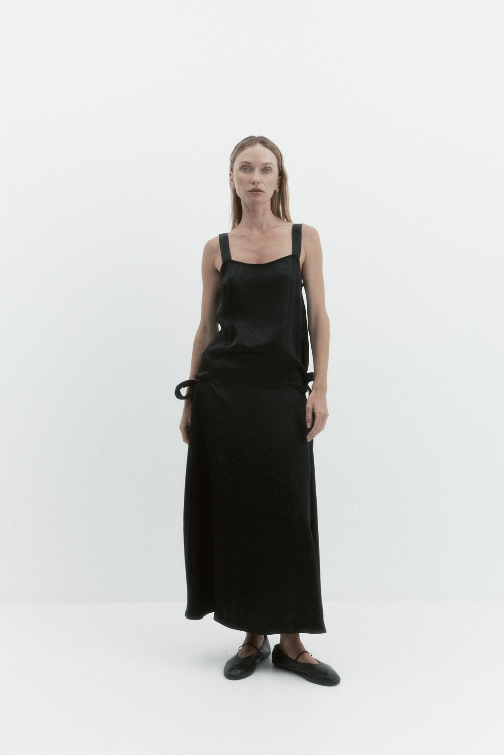 Wexer Dress in Jacquard Satin