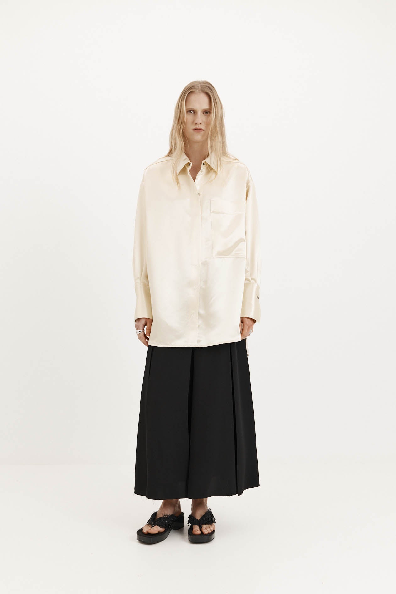 Daphne Shirt in Satin