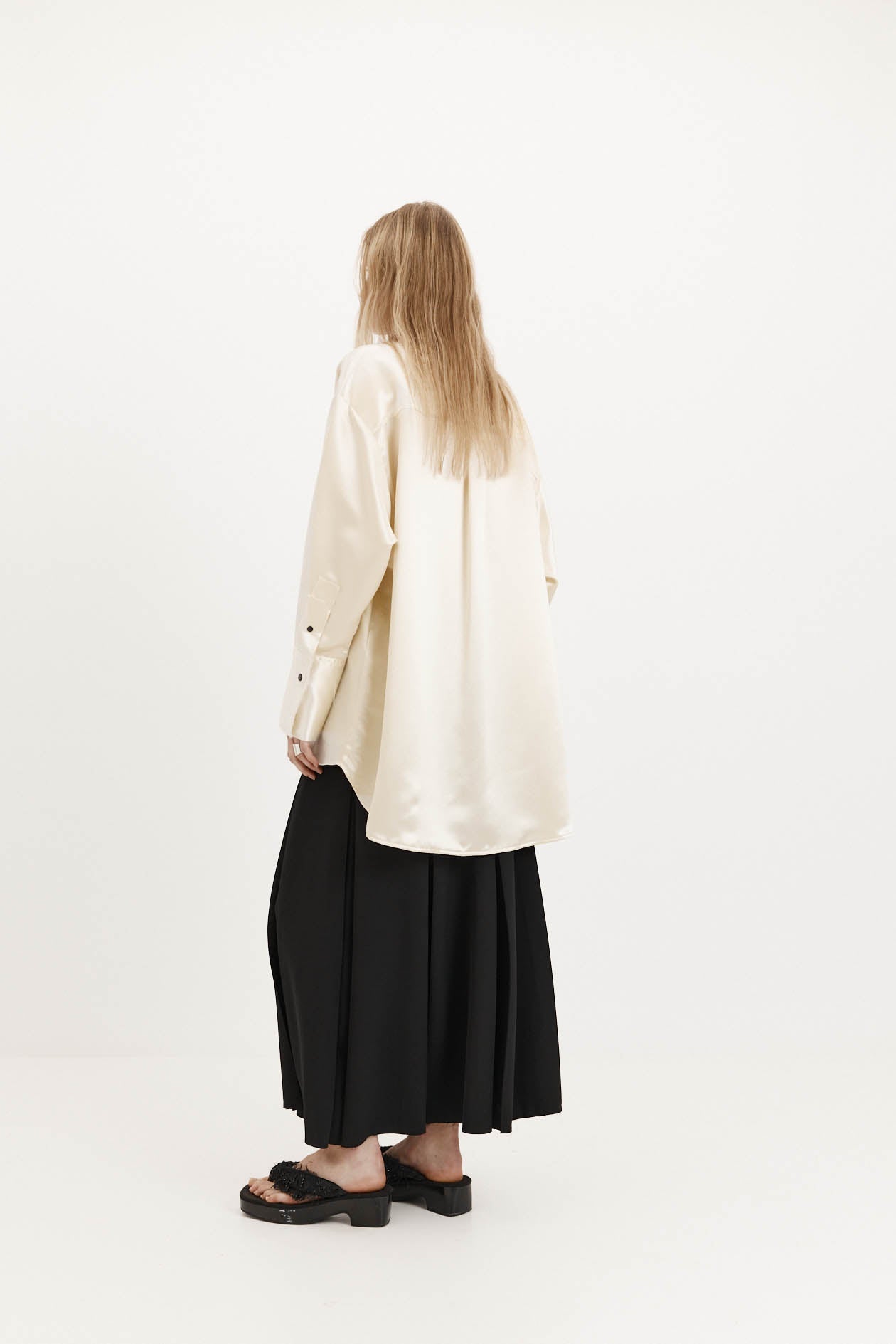 Daphne Shirt in Satin