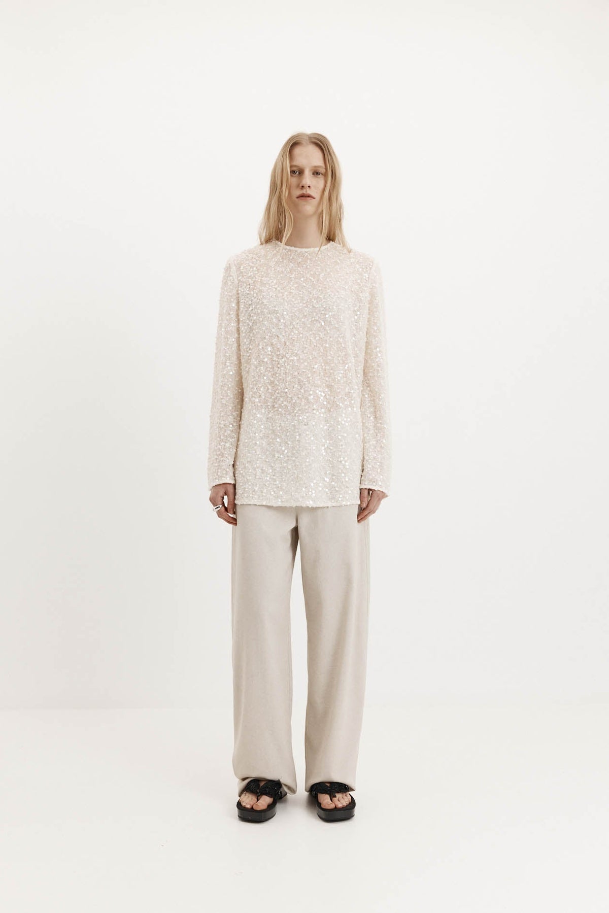 Eva Top in Sequin Knit