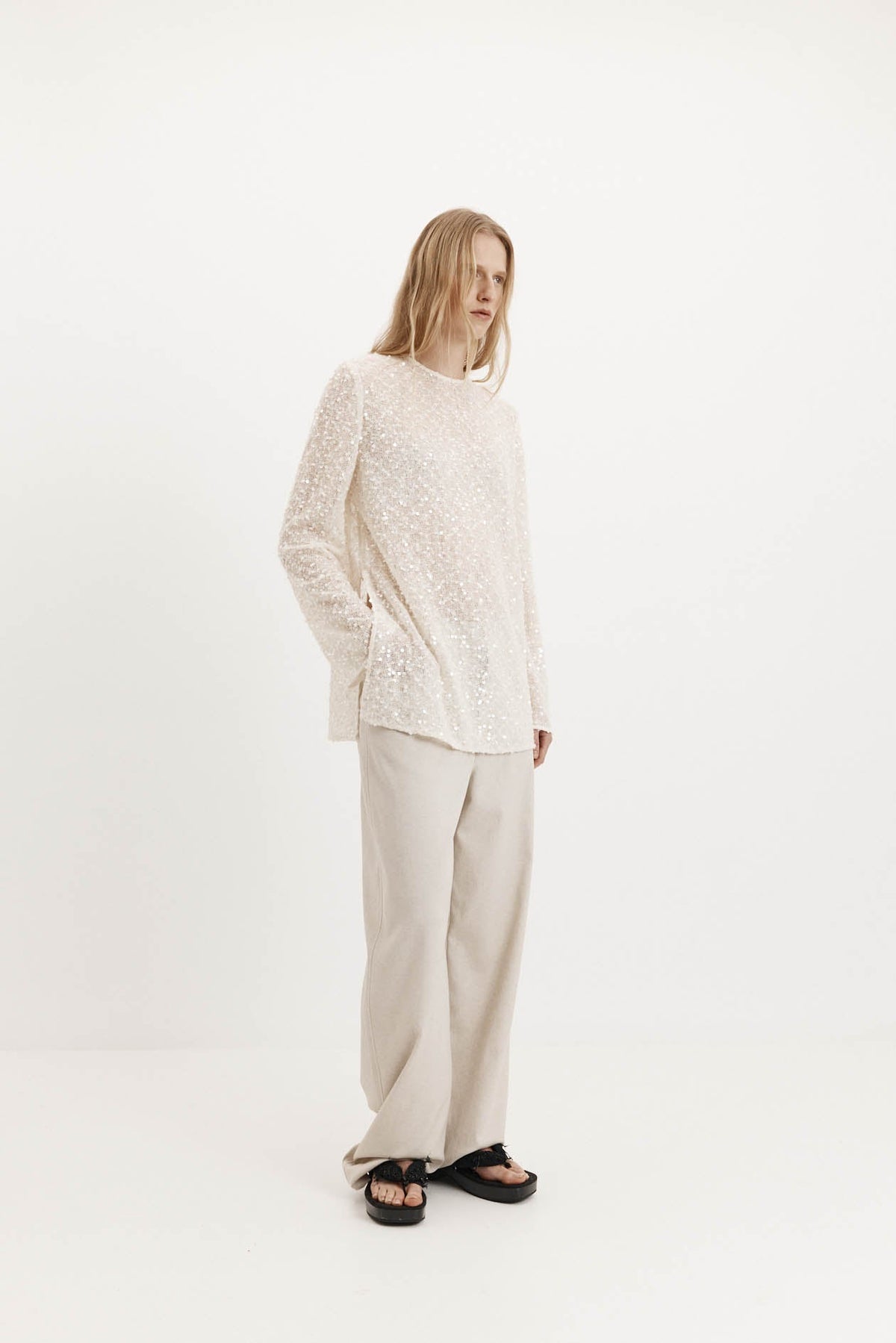 Eva Top in Sequin Knit