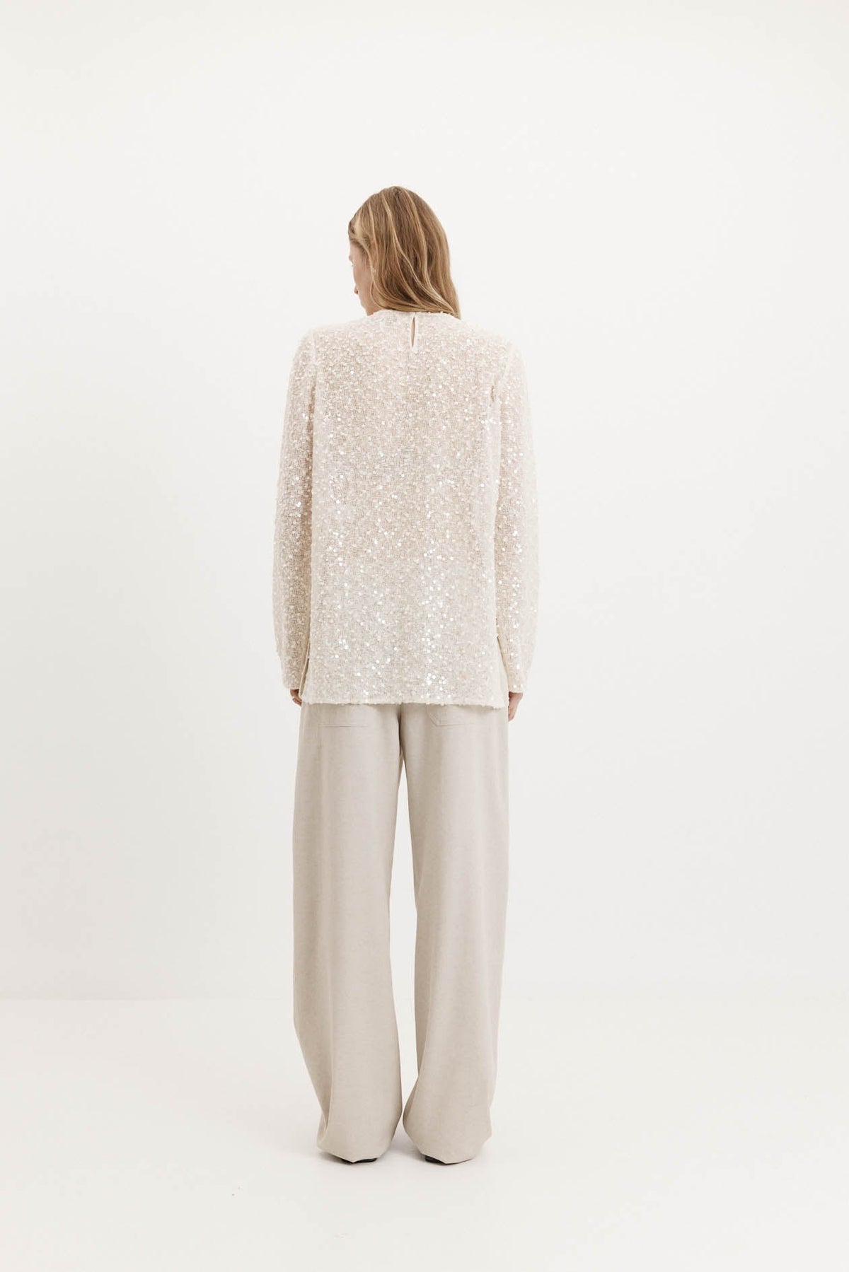Eva Top in Sequin Knit
