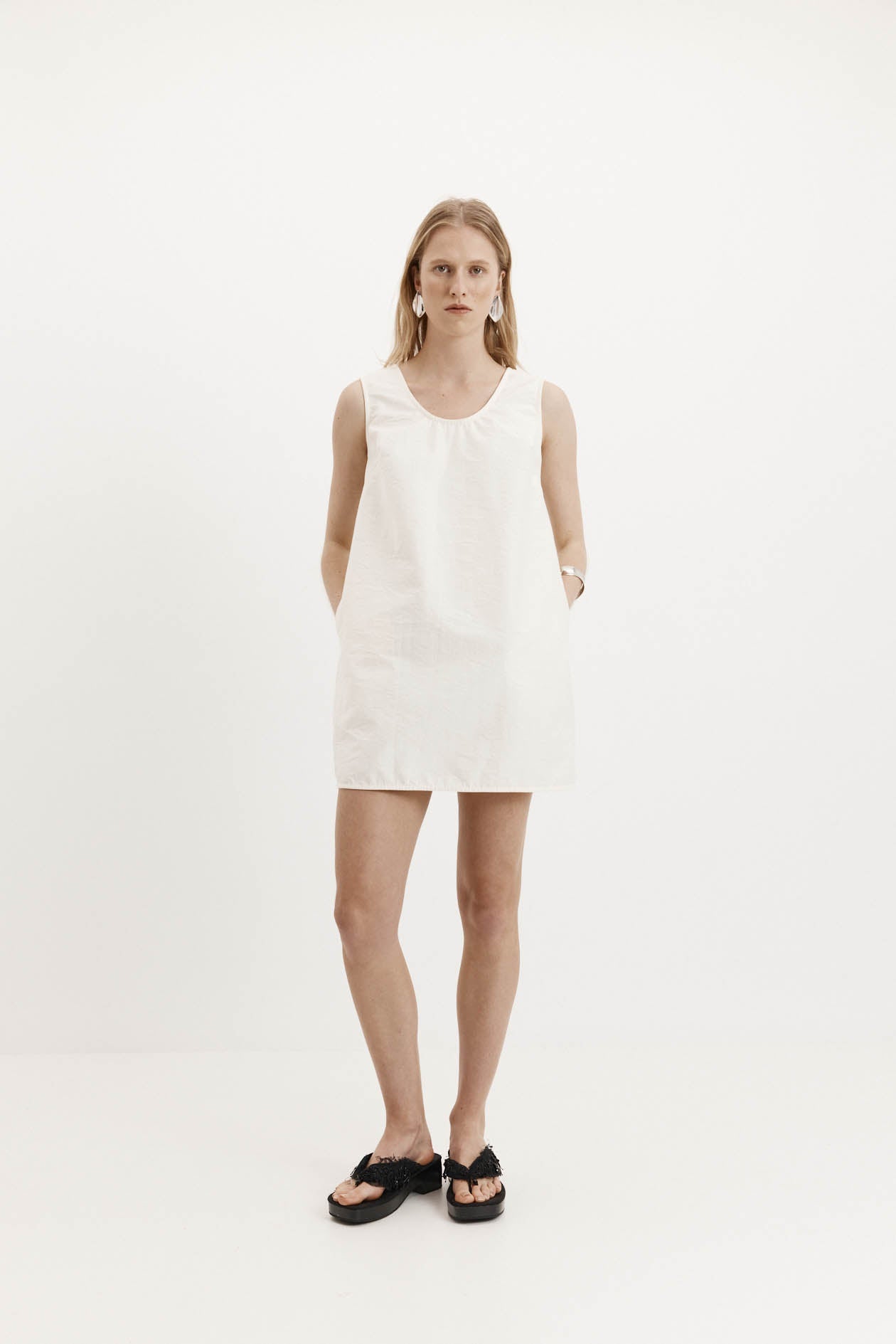 Gigi Mini Dress in Washed Cotton