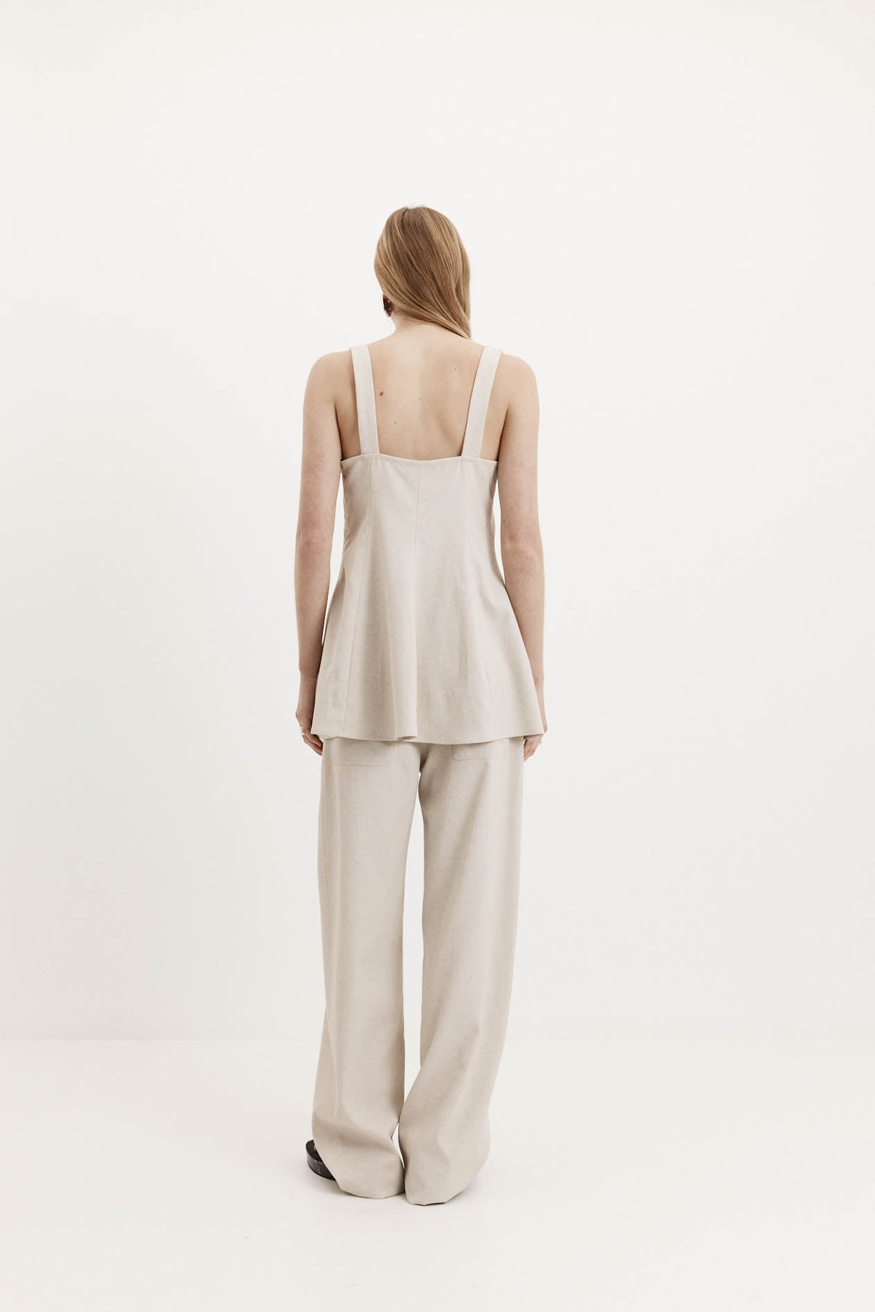 Lucinda Top in Summer Suiting