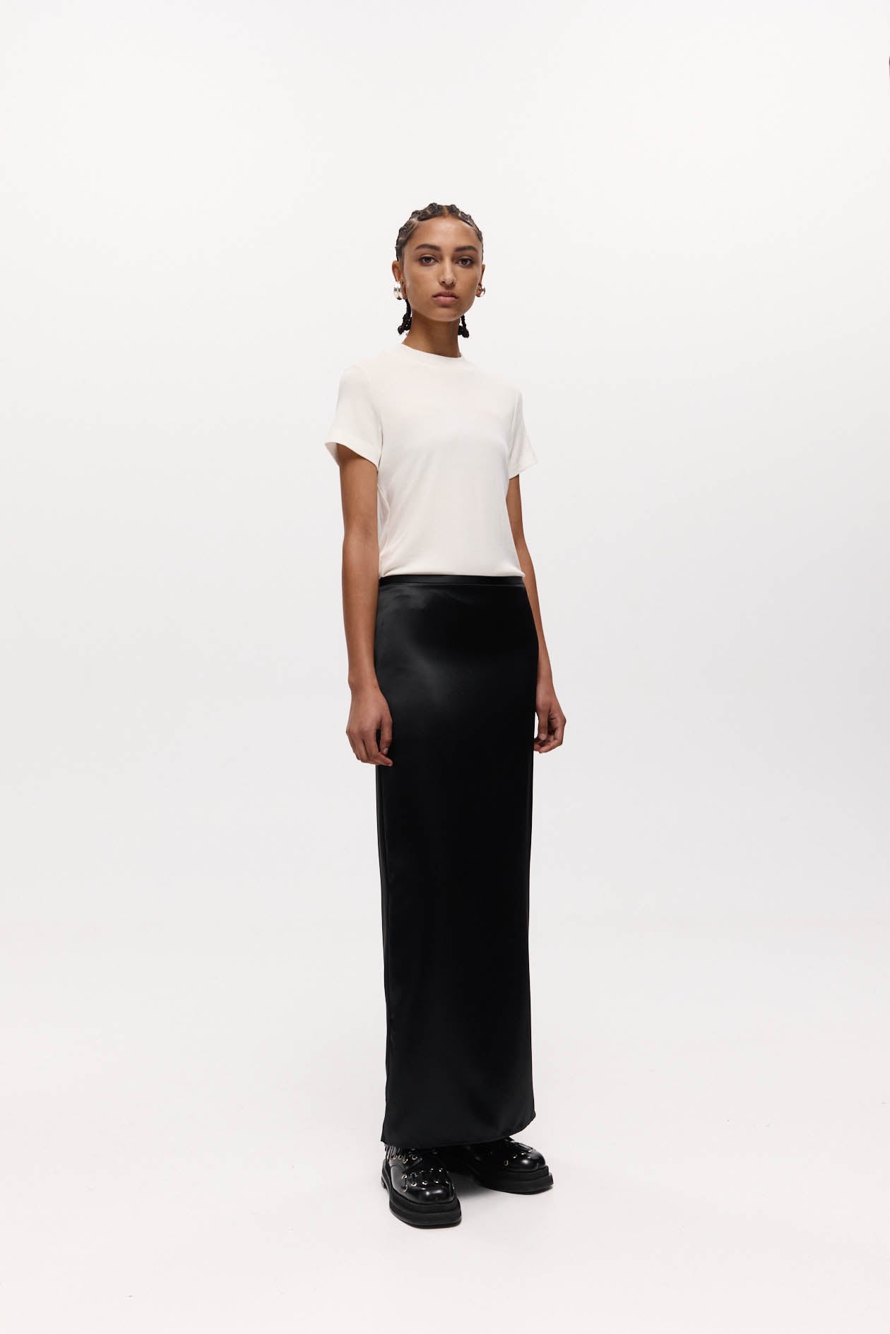 Tilda Skirt in Satin